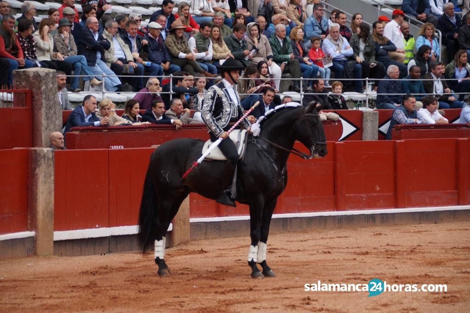 Pablo Hermoso de Mendoza en La Glorieta. Foto SALAMANCA24HORAS