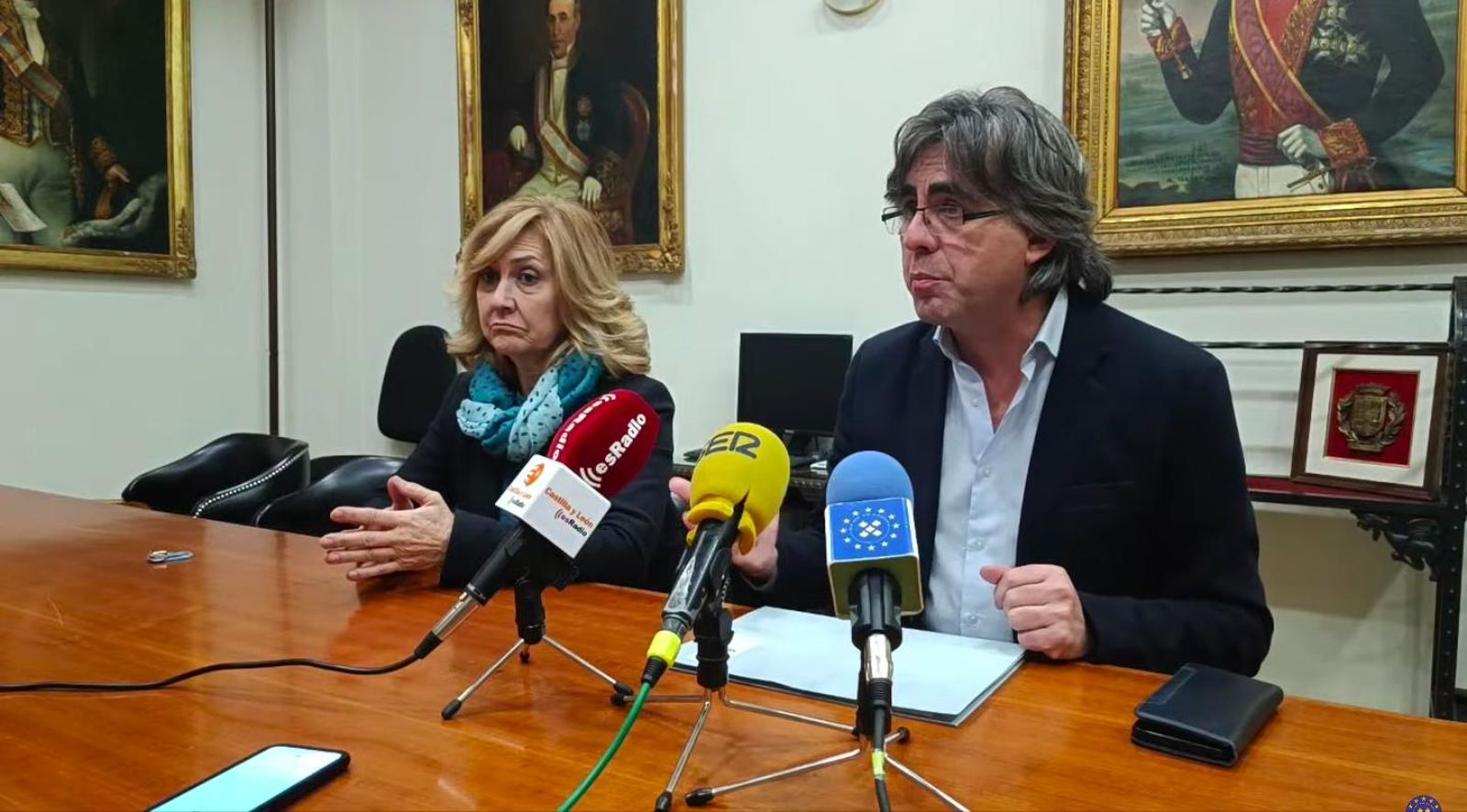 Luis Francisco Martín acompañado de Purificación Pozo. Luis Francisco Martín acompañado de Purificación Pozo.