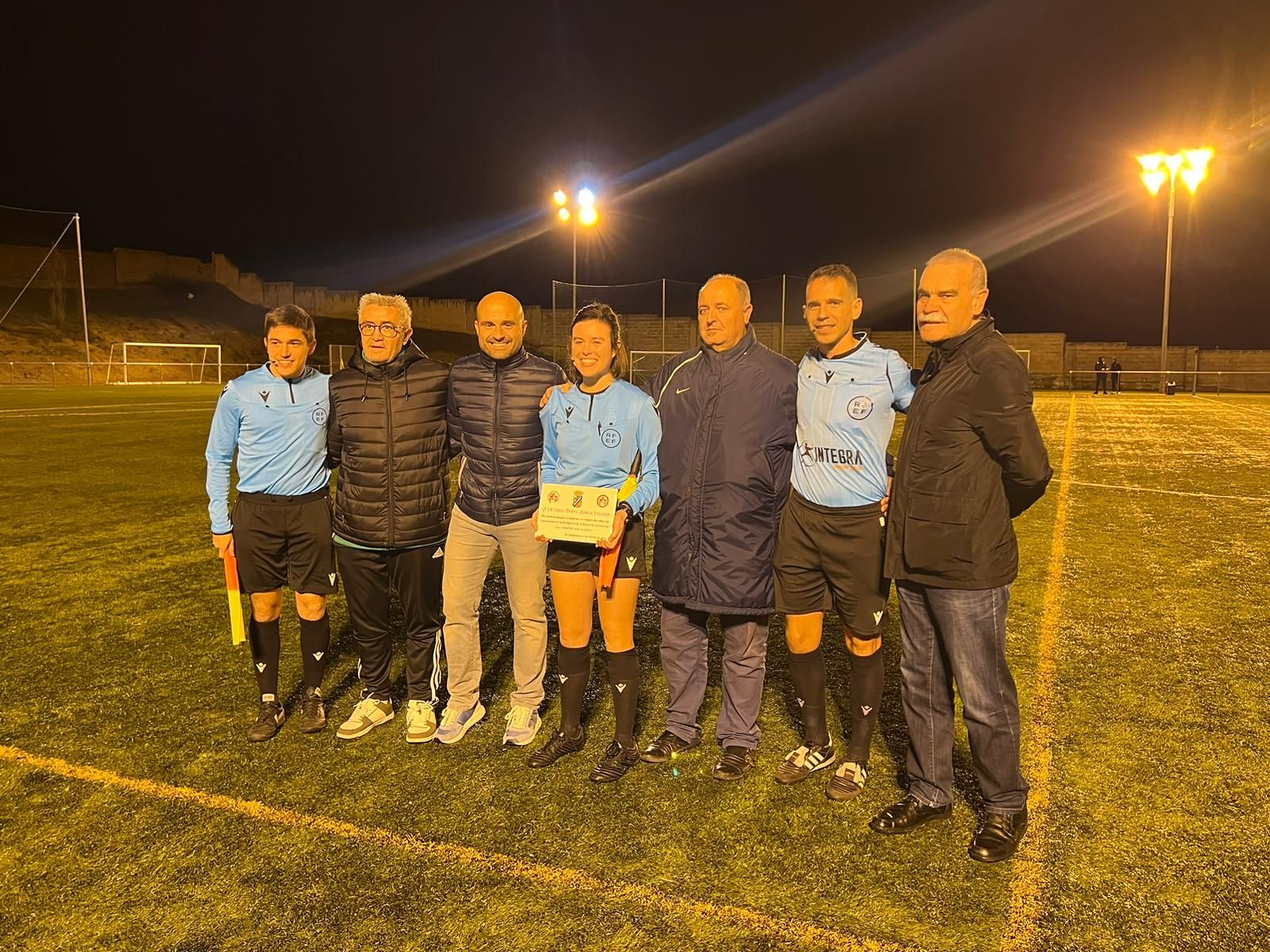 Despedida de Victoria Tarna como colegiada de fútbol en Salamanca 2