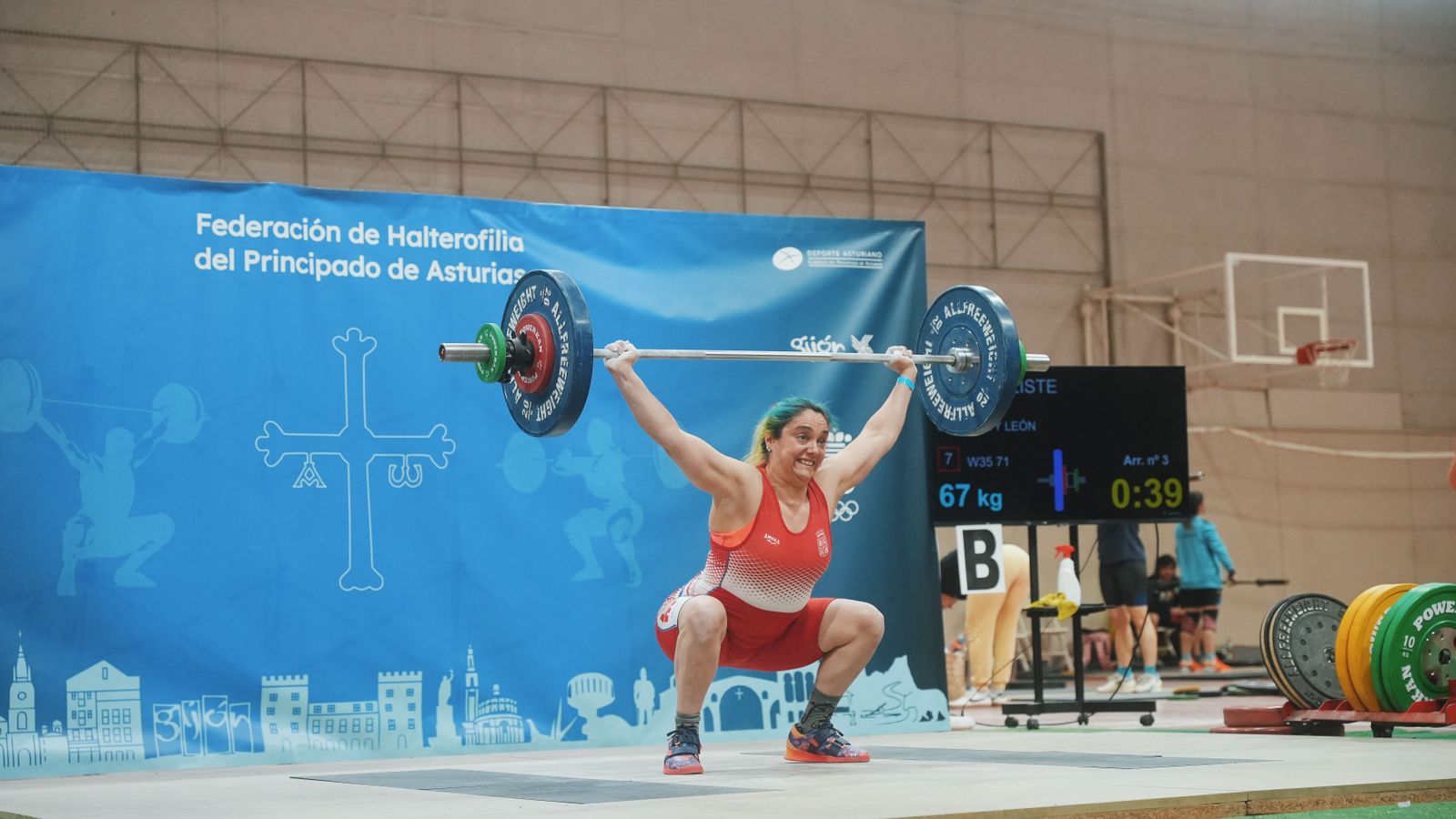 Beatriz Oñate 8ª en el campeonato Europeo Master de halterofilia