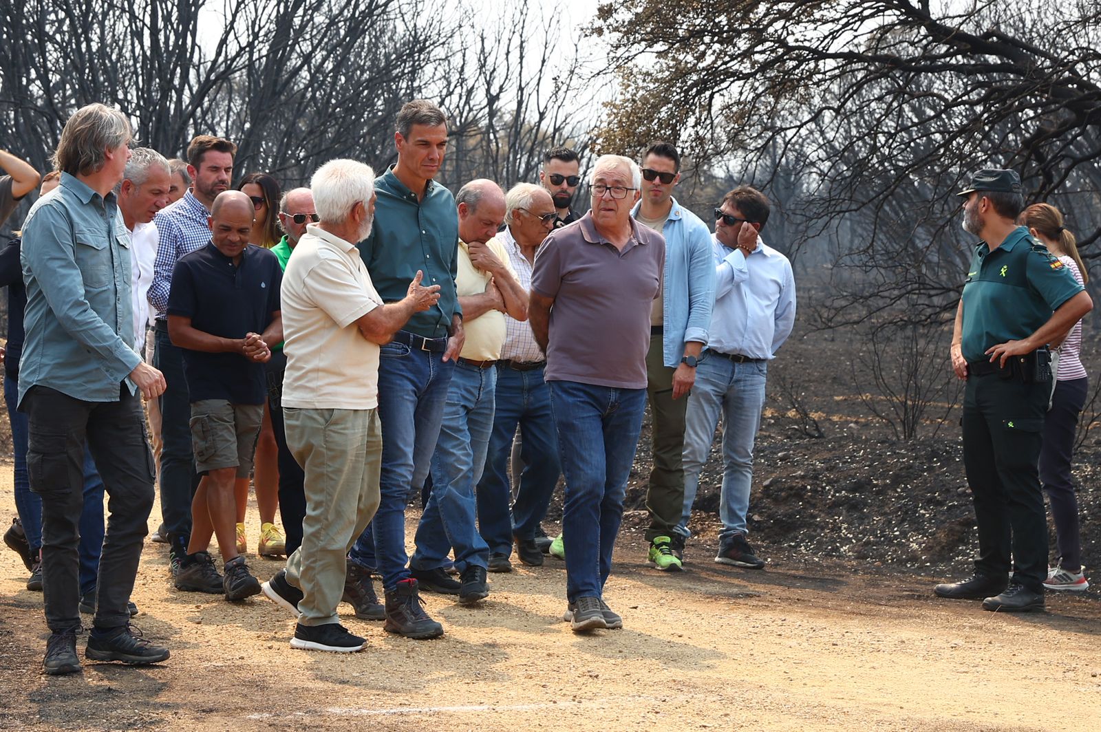 GALERÍA | Así ha sido la visita de Pedro Sánchez a Molezuelas de la Carballeda