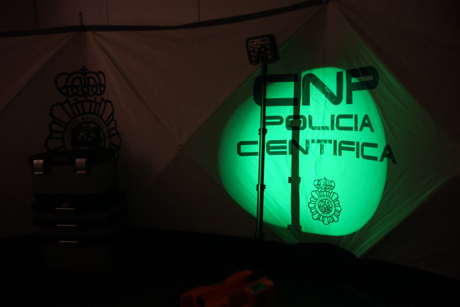 Reportaje con Policía Científica