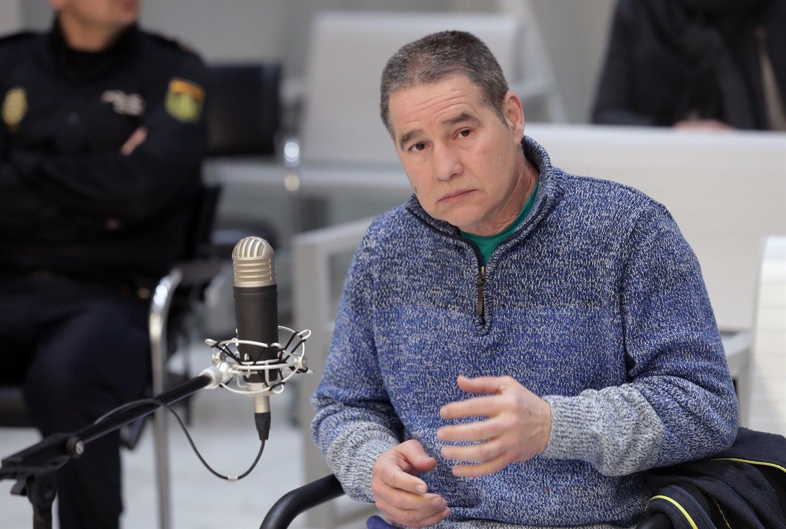 El etarra Anton Troitiño es juzgado por la Audiencia Nacional. Foto: EP