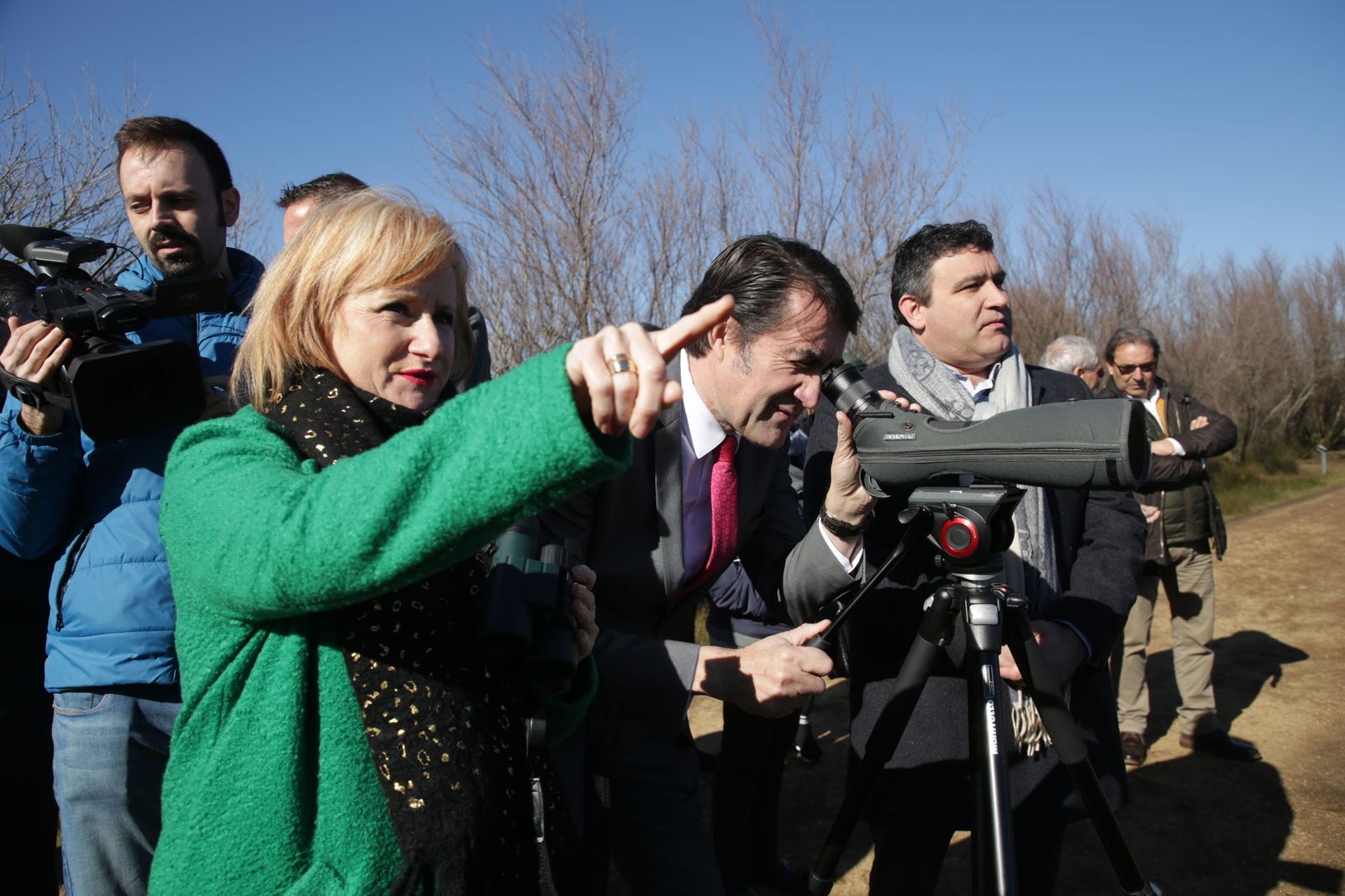 El consejero de Medio Ambiente, Vivienda y Ordenación del Territorio visita las Lagunas de Villafáfila