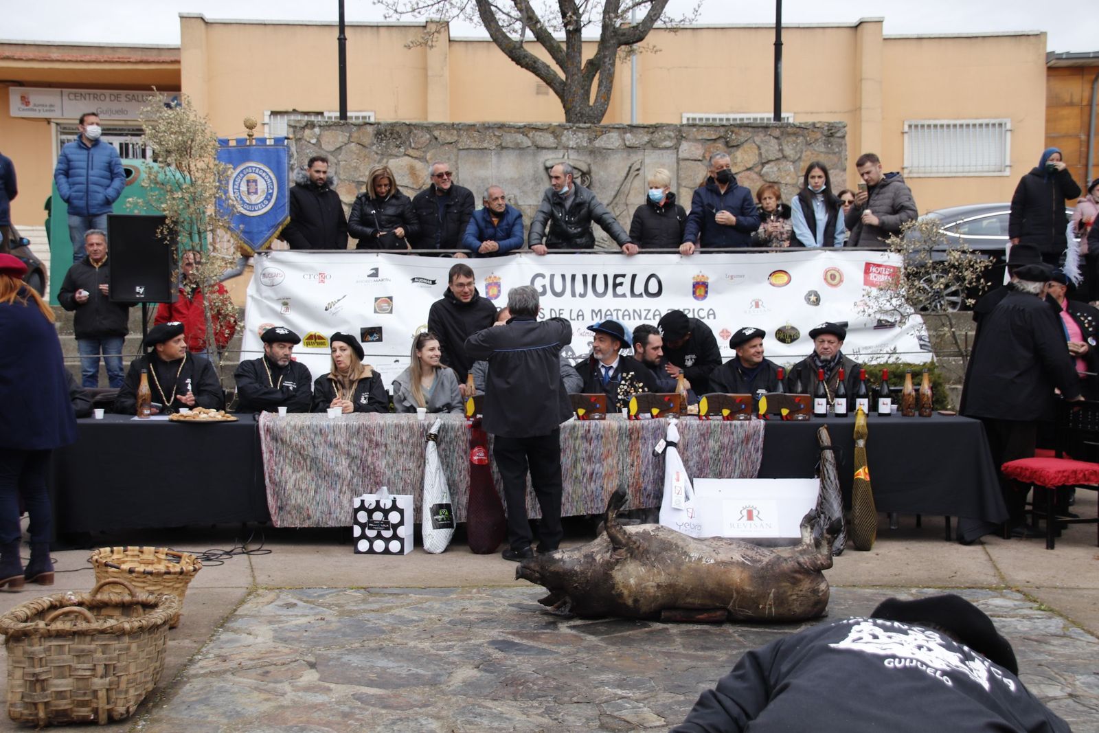 Matanza típica de Guijuelo al son de la gaita y el tamboril | Fotos: Andrea M.