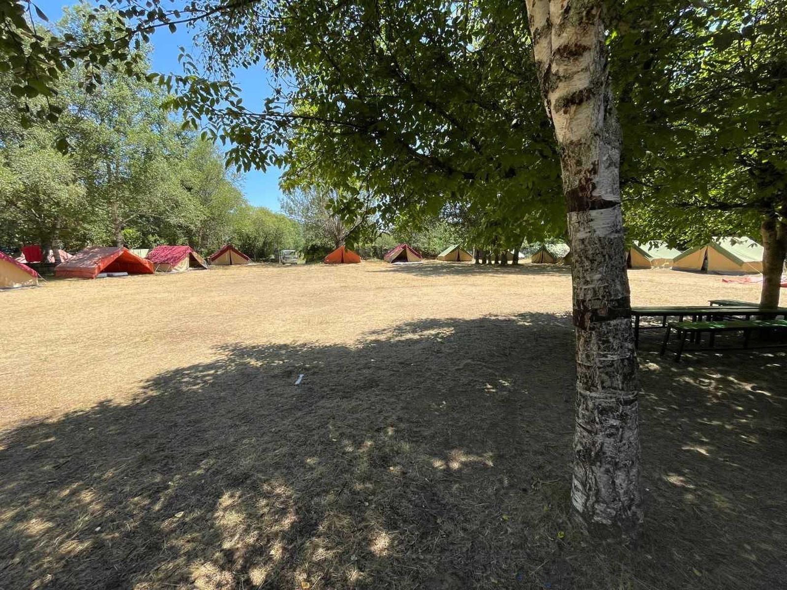 Imagen de un campamento. Archivo