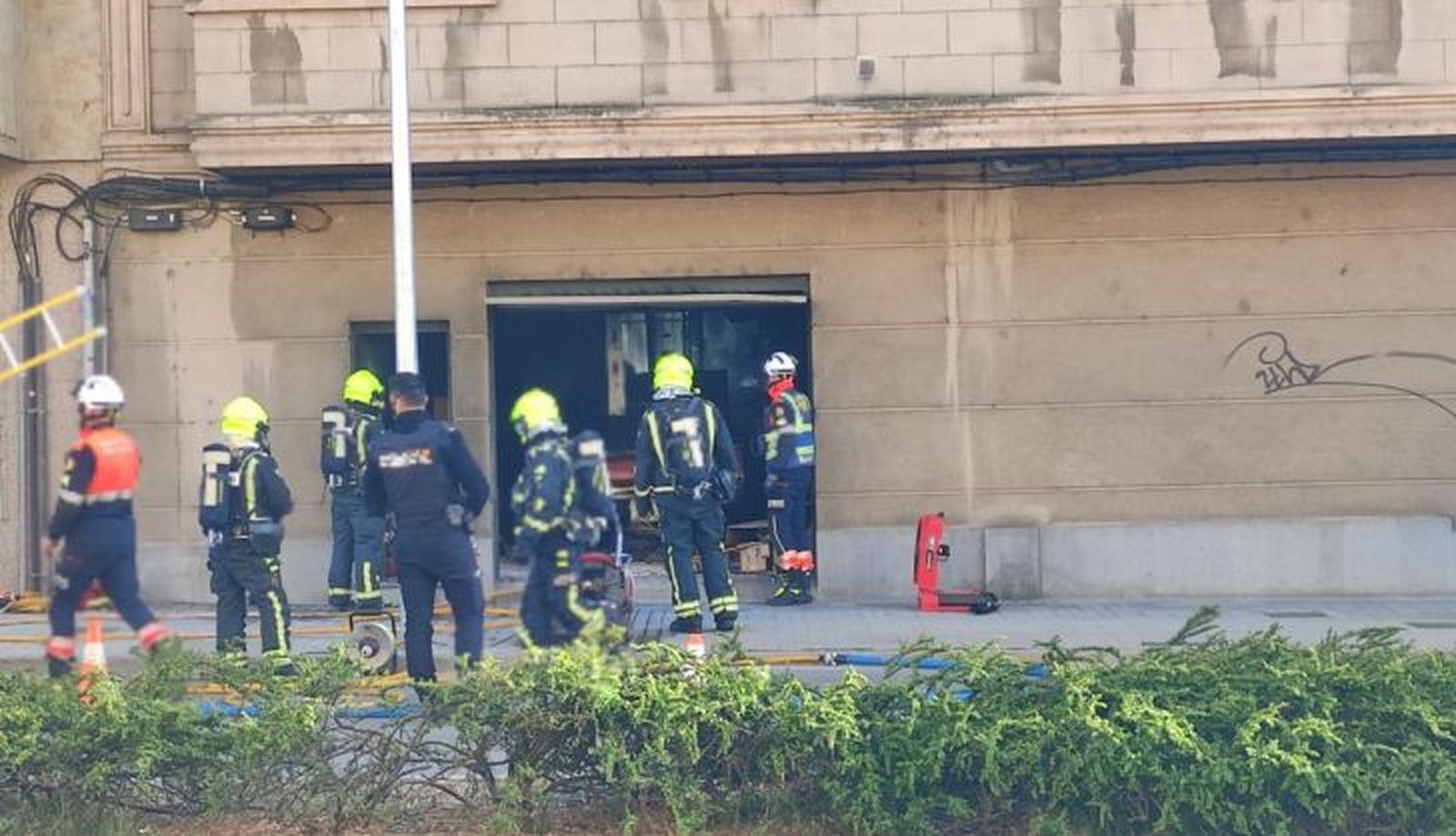 Incendio Rector Esperabé 