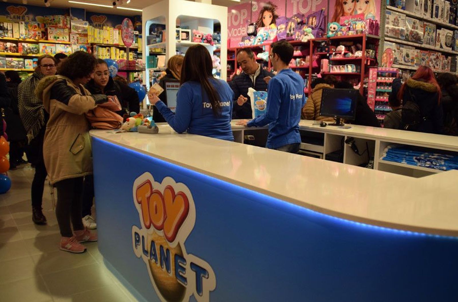 Dependendiente juguete trabajo