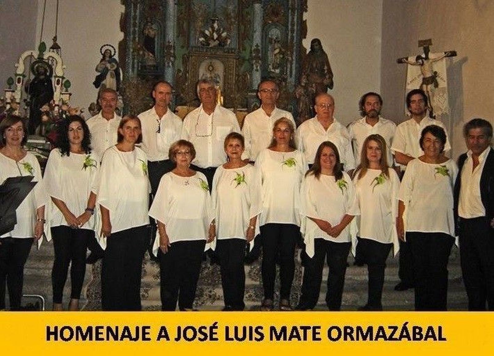La Coral homenajea a José Luis Mate