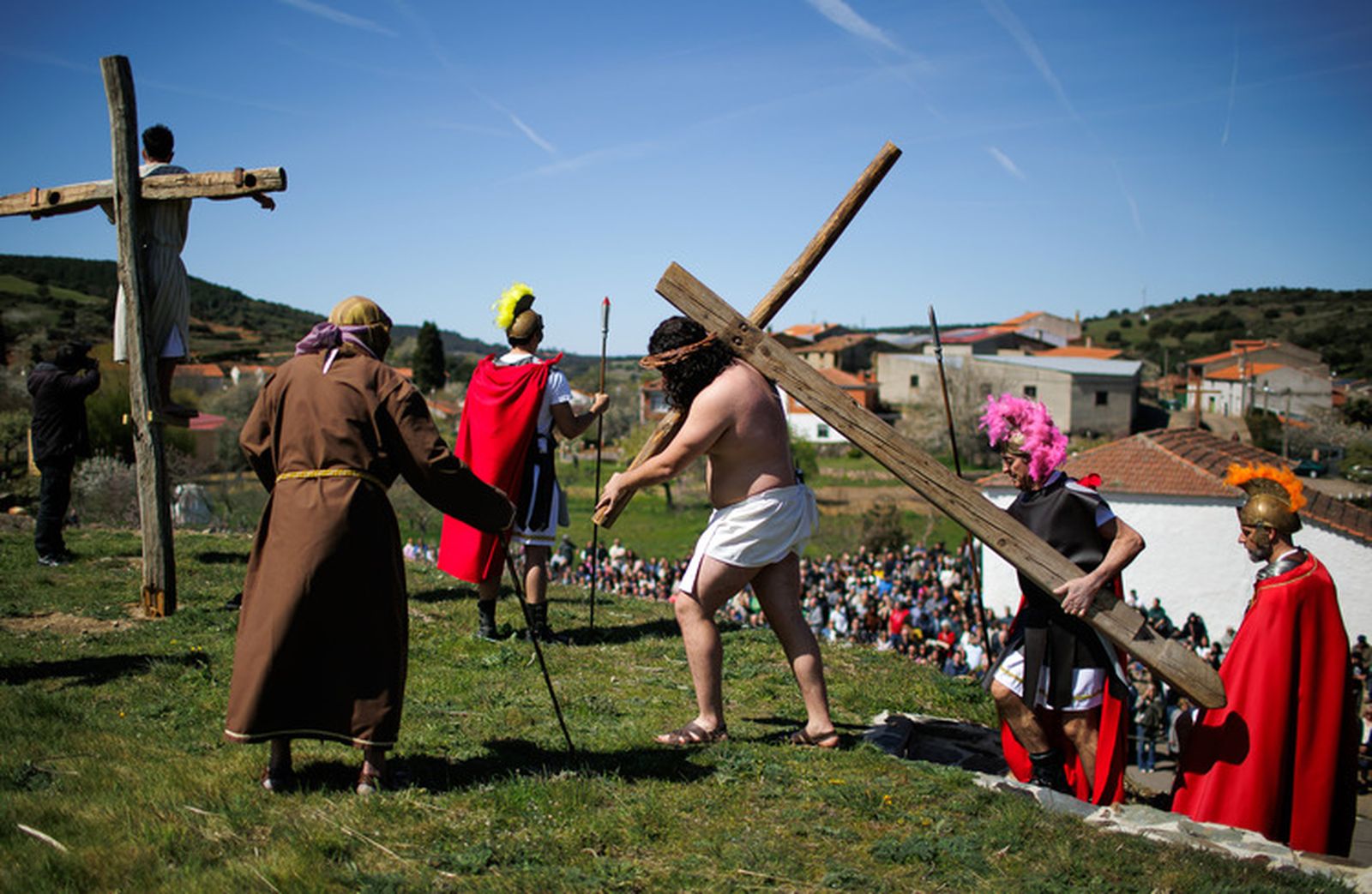 En imágenes la Pasión Viviente de Serradilla del Arroyo, declarada Fiesta de Interés Turístico Regional