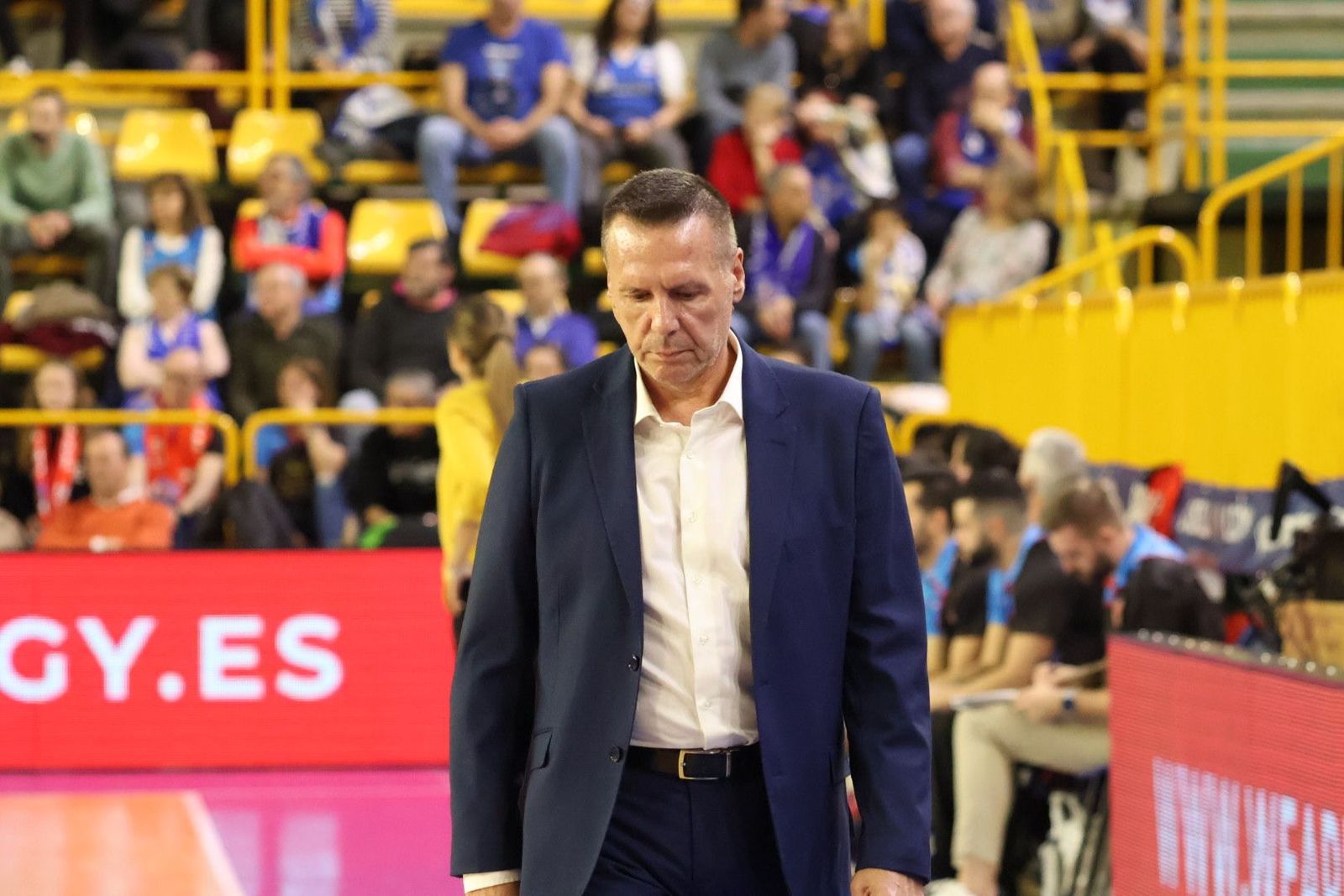 Nacho Martínez, ante Bembibre | FOTO ANDREA MATEOS