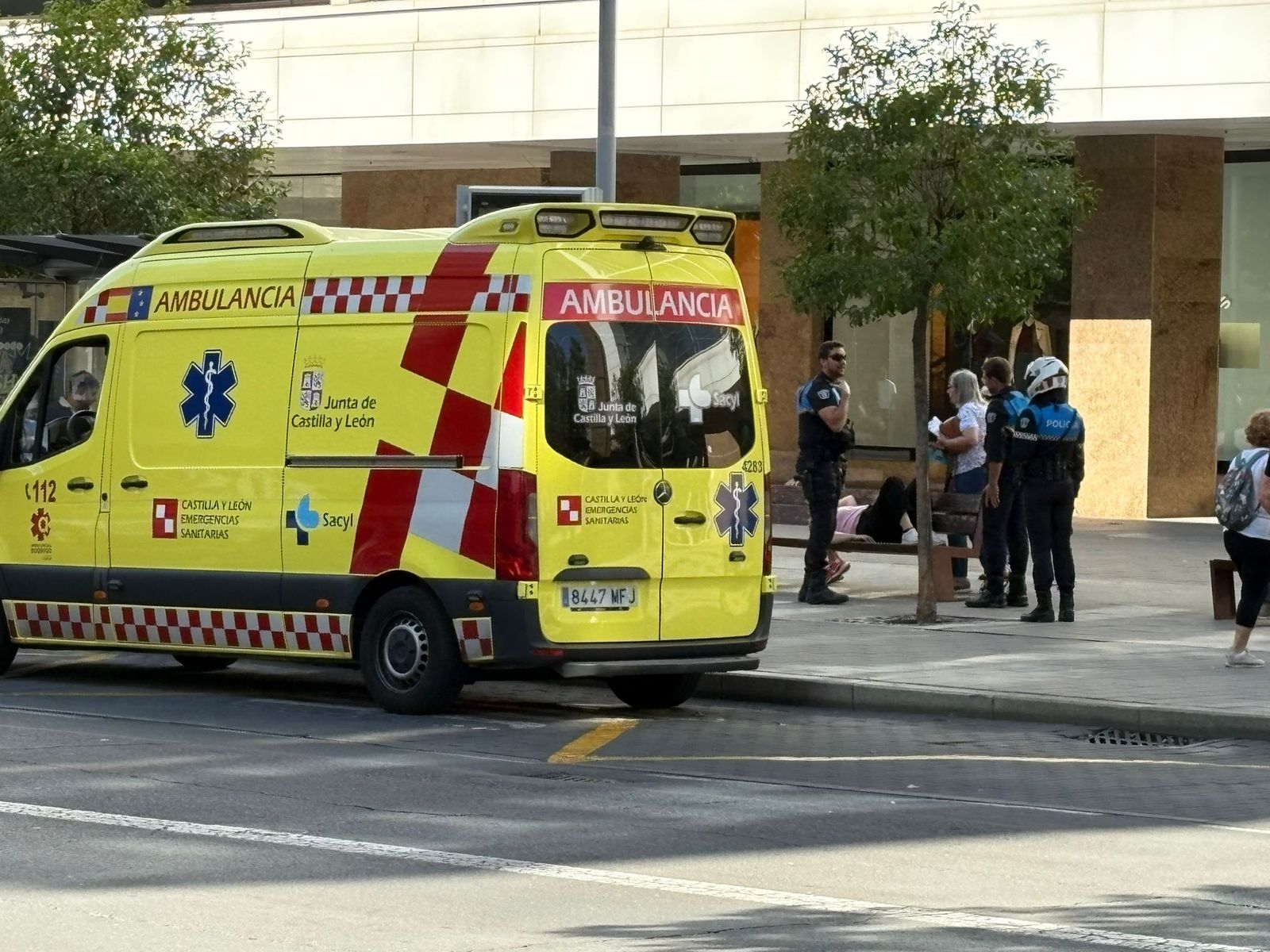 Ambulancia. Foto de archivo