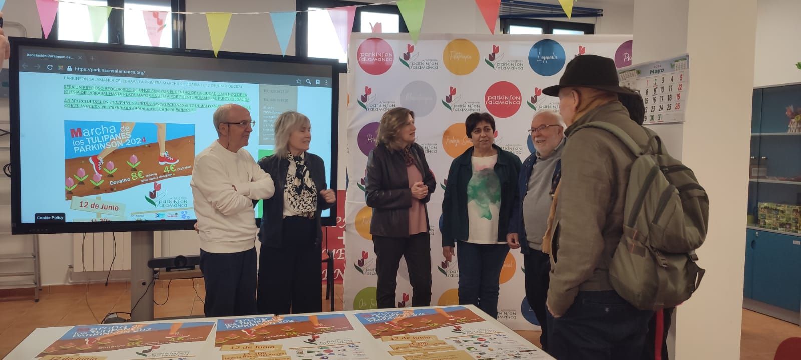 Presentación de la marcha en favor de la Asociación Parkinson de Salamanca (2)