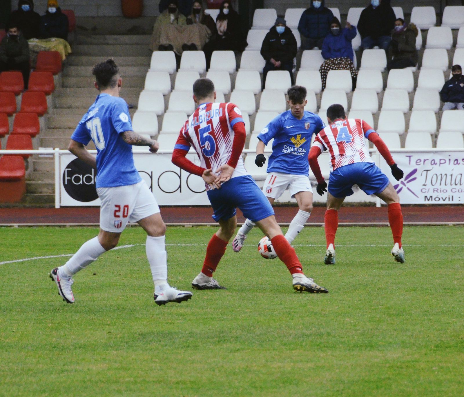 Imagen del encuentro entre el Santa Marta y el Atlético Bembibre | Foto: UD Santa Marta