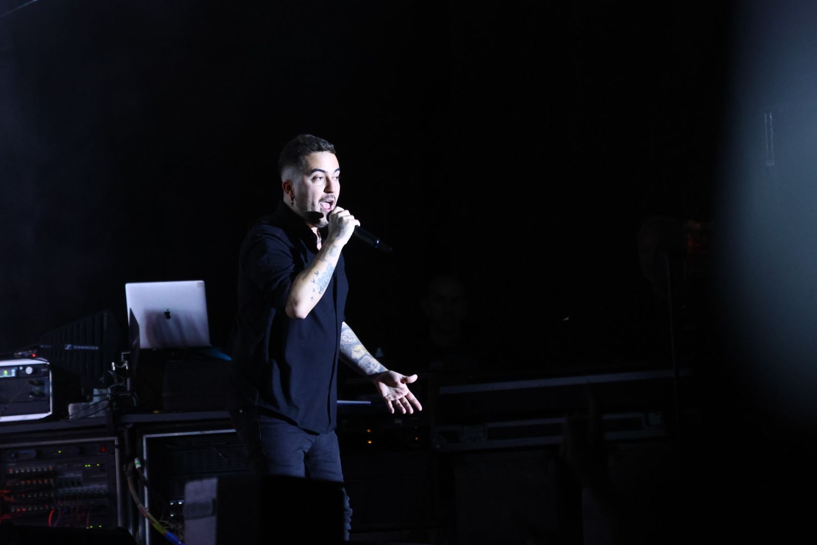 Concierto de Beret en la Plaza de la Concordia