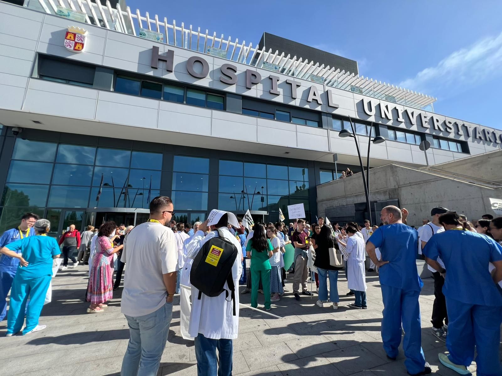 Huelga de médicos contra el borrador de Estatuto Marco en Salamanca 3 de octubre