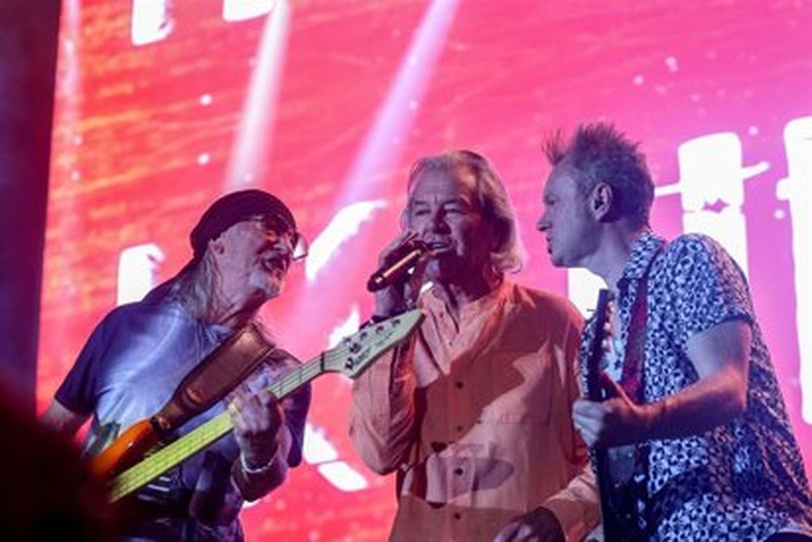 La banda Deep Purple durante un concierto en Madrid