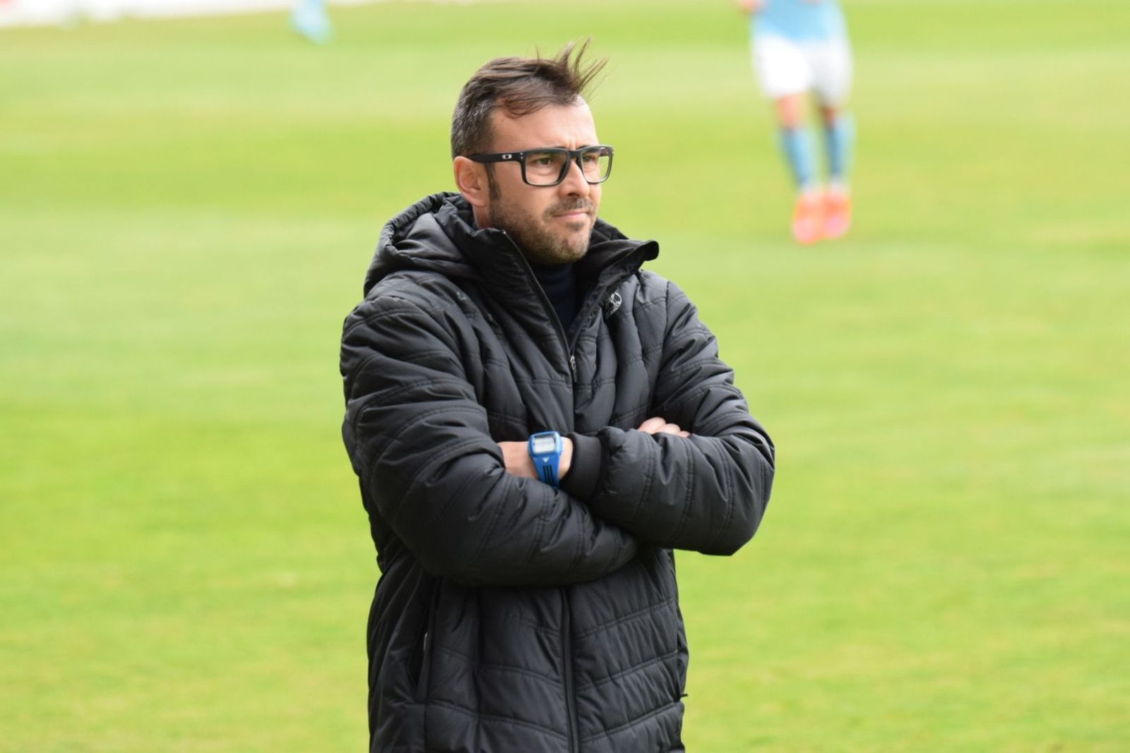 Yago Iglesias en un partido del Ruta de la Plata