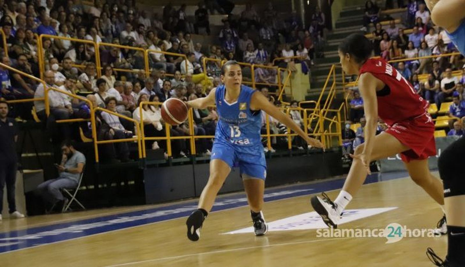 Vilaró, en el choque ante Gran Canaria | FOTO SALAMANCA24HORAS.COM