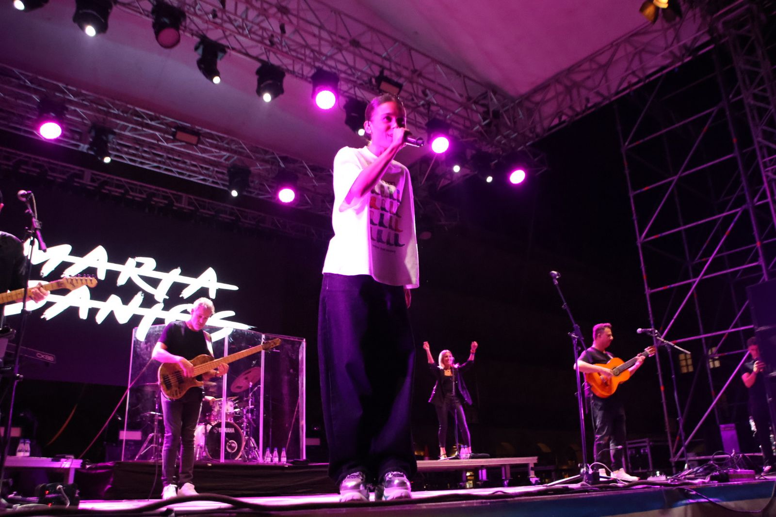 Concierto de Marta Santos en la Plaza Mayor 