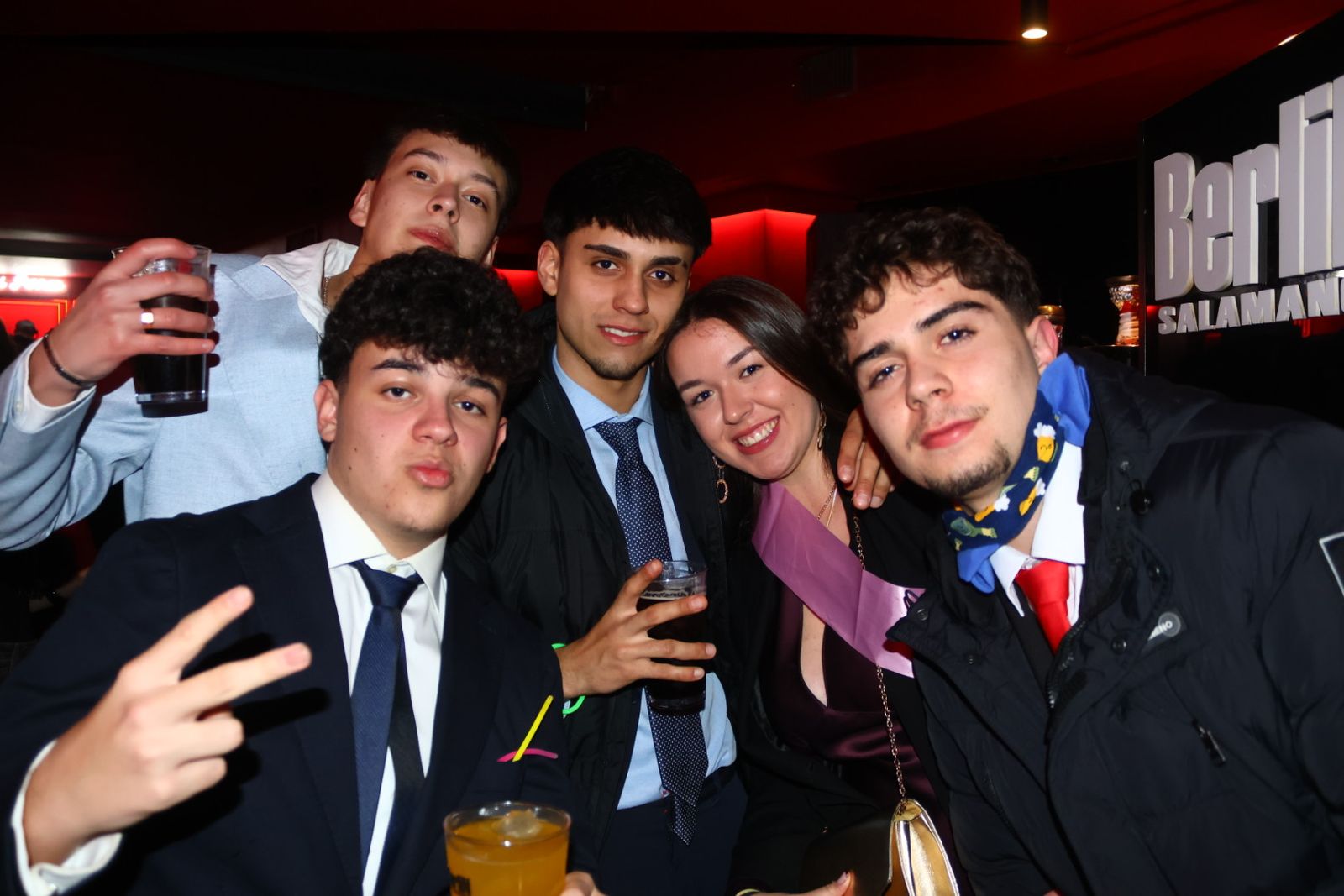 Salamanca de noche, viernes 20 de febrero