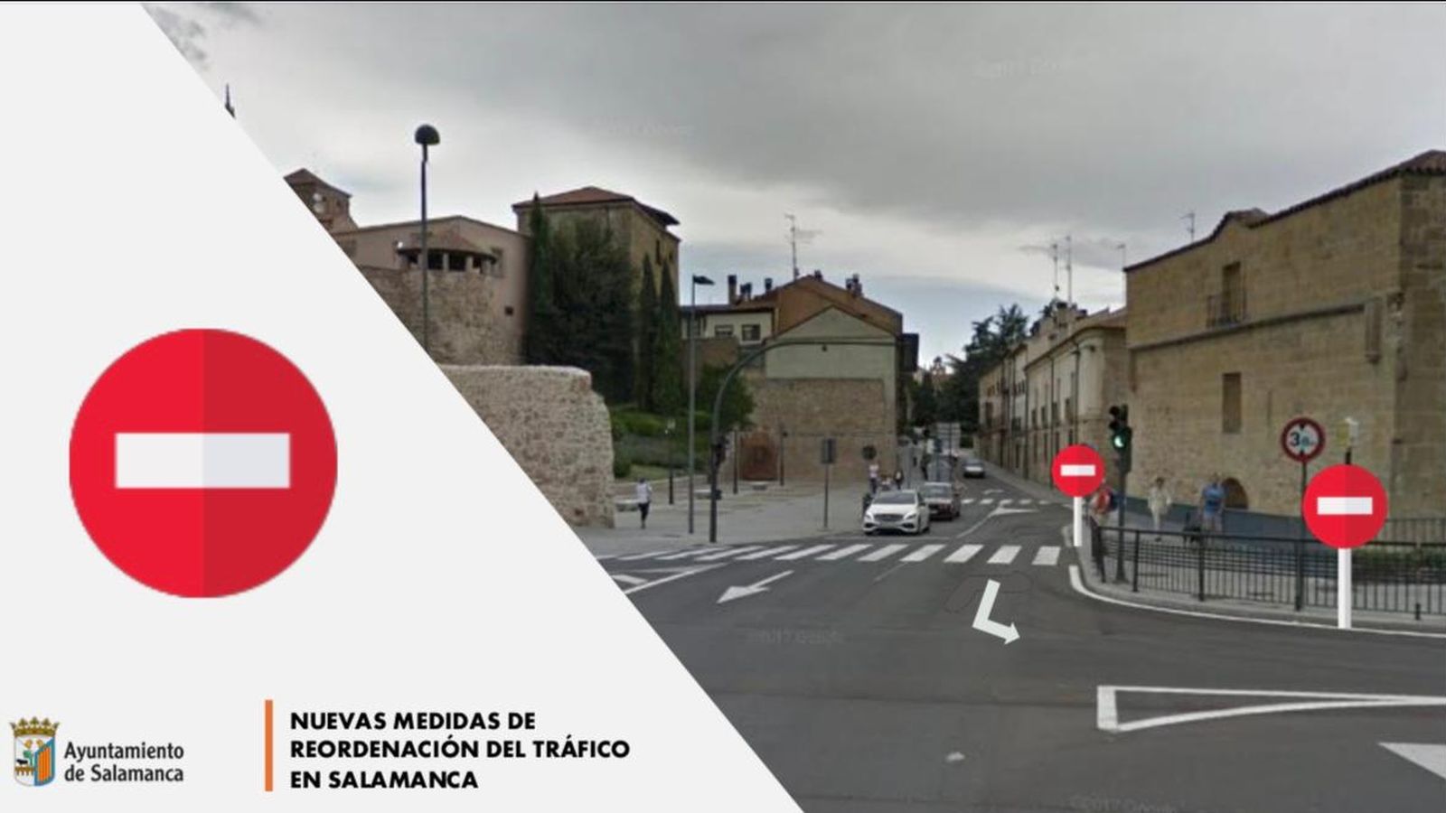 El Ayuntamiento llevará a cabo una reordenación del tráfico en varias calles de Salamanca