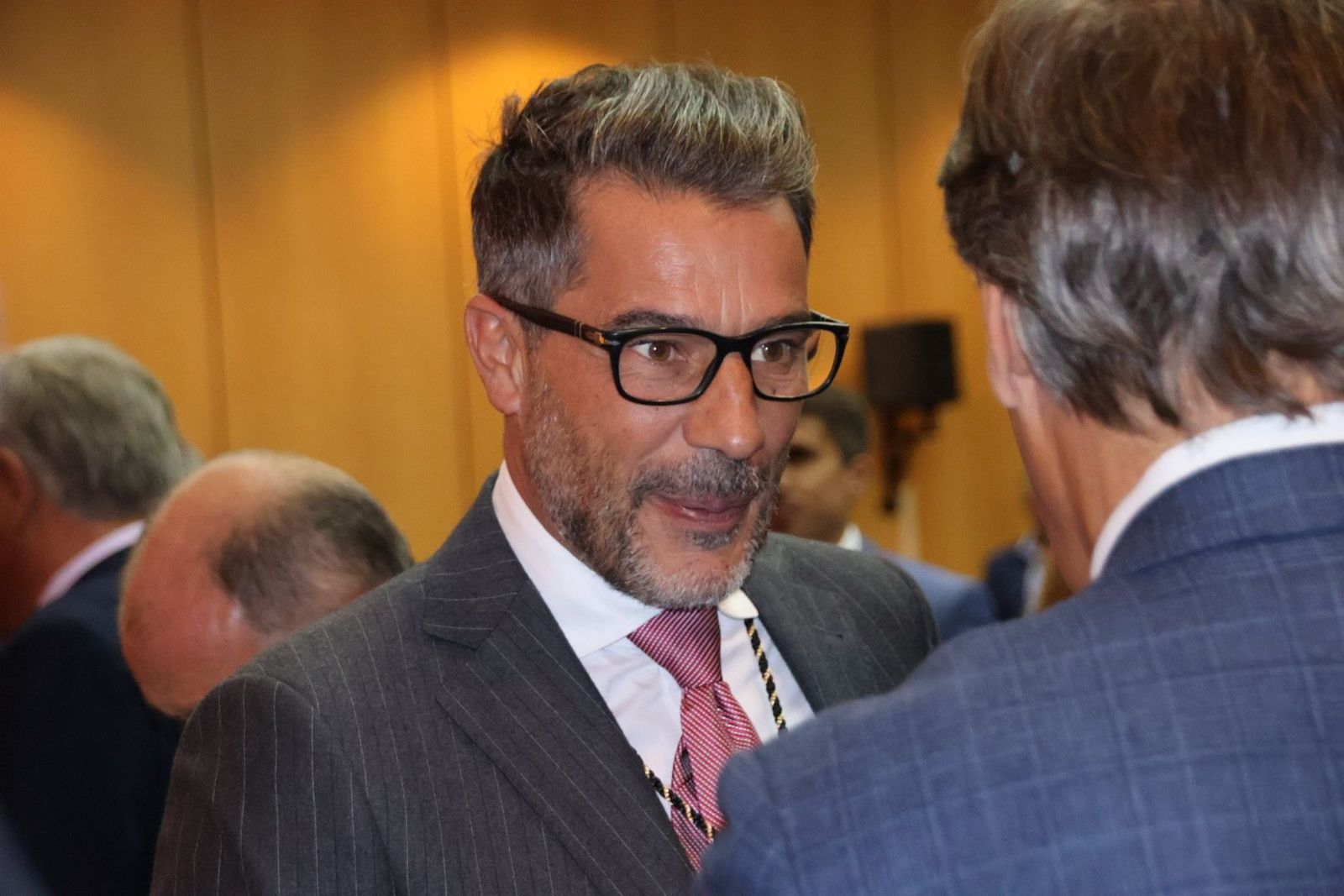 Ángel Peralvo, alcalde de Villamayor de Armuña. Día de la Provincia