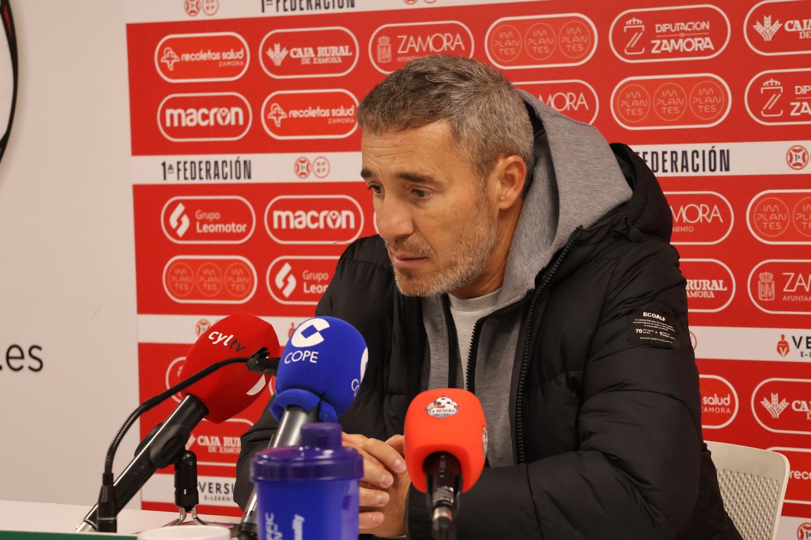 Óscar Cano, en rueda de prensa