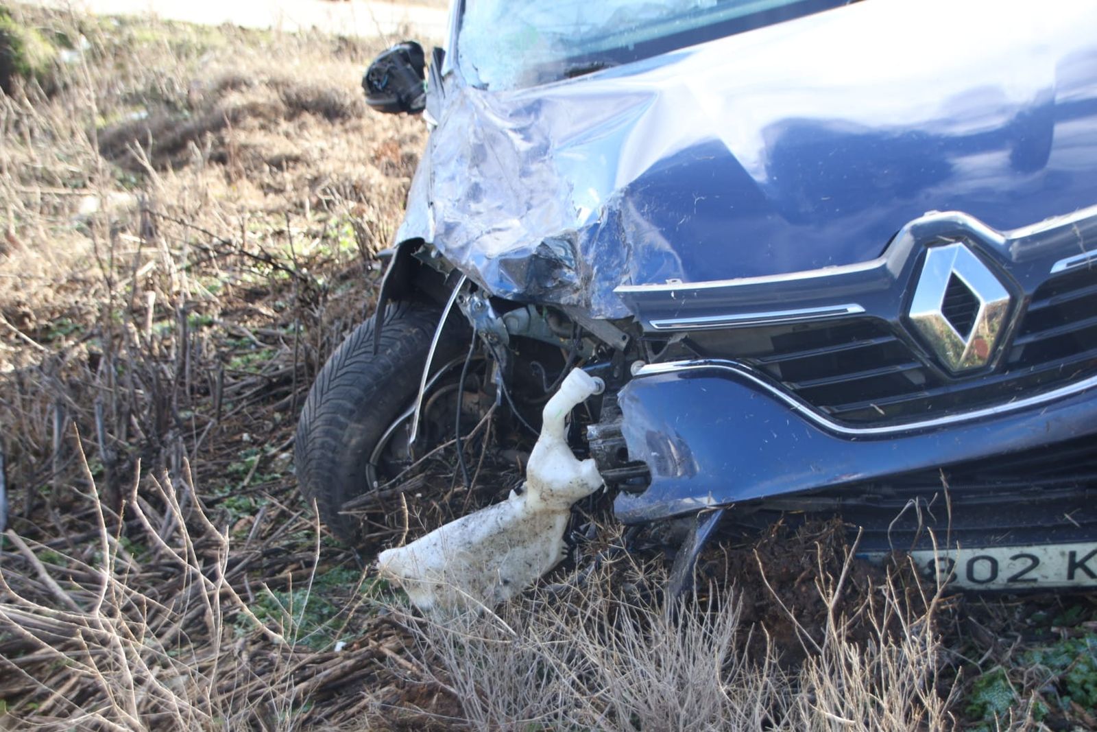 Accidente en la N-630 en el que ha volcado un camión en Arapiles