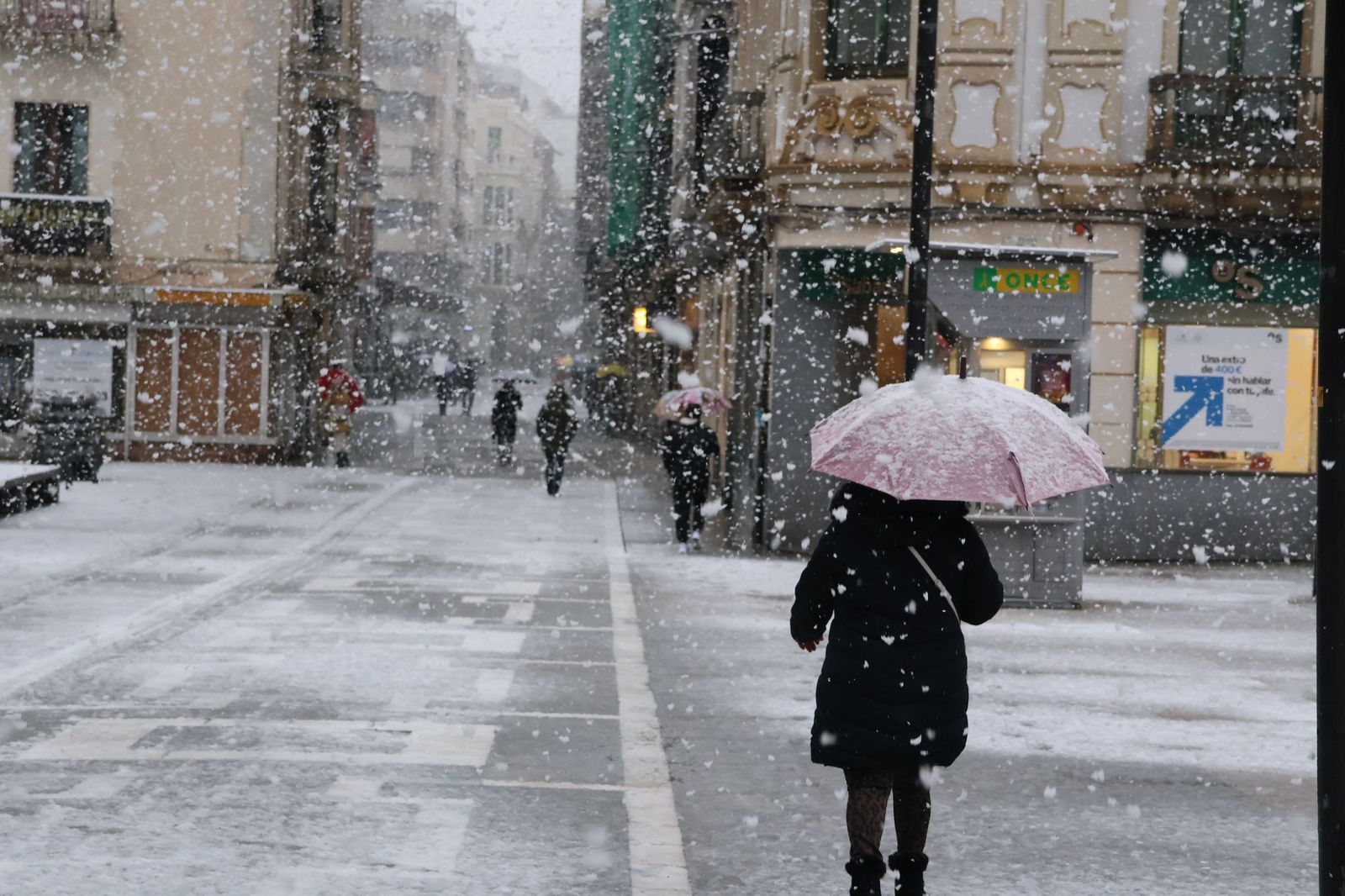 GALERÍA | Nieve en Zamora capital este miércoles