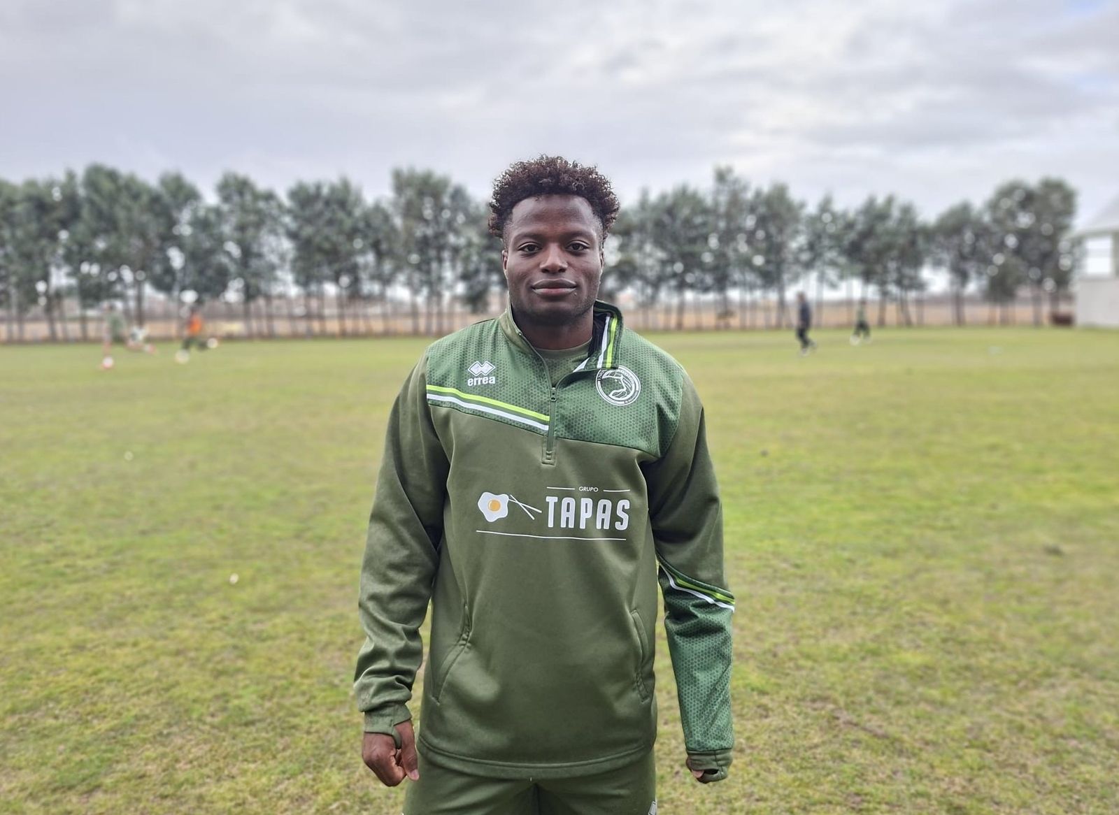 Chibozo en su primer entrenamiento con Unionistas