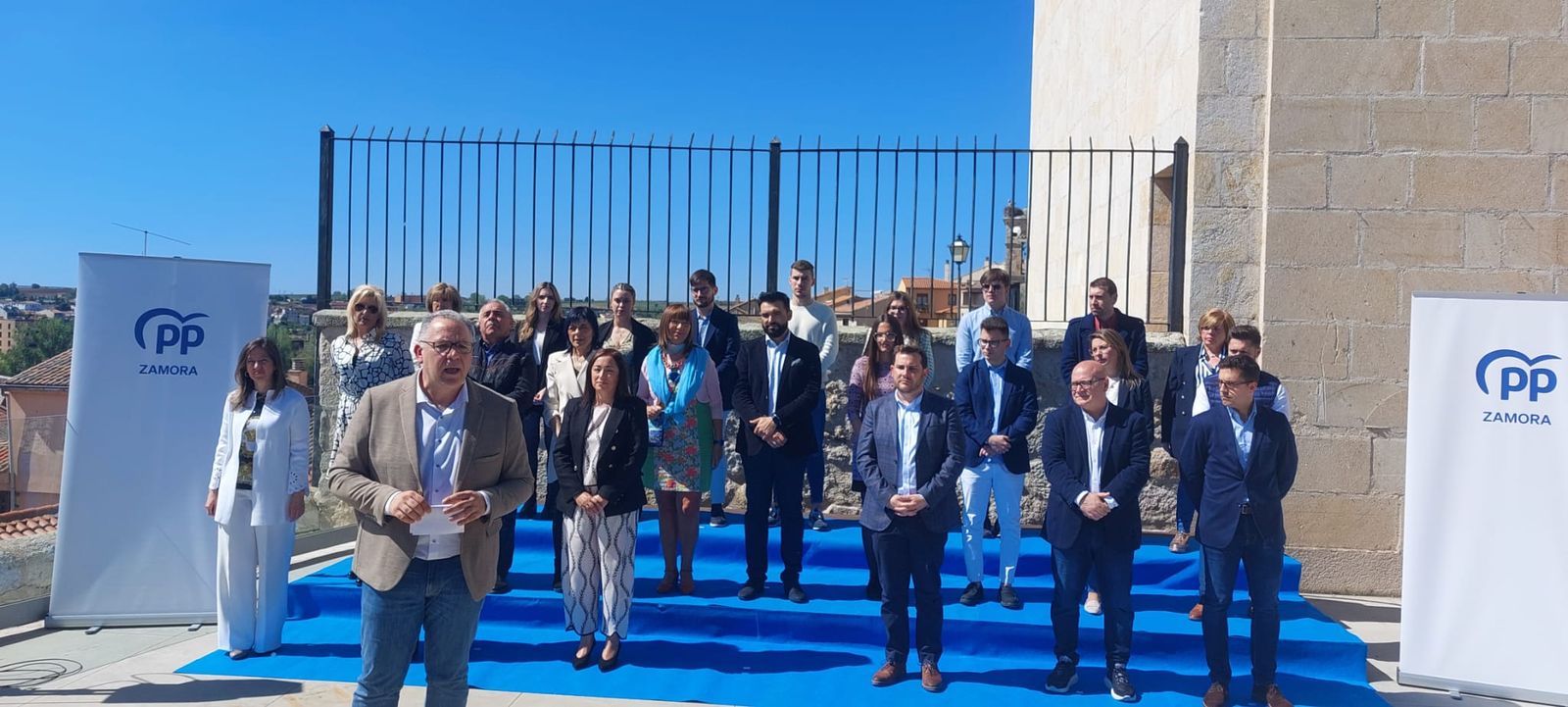 Acto de presentación de la lista electoral con la que el PP aspira a hacerse con la alcaldía de Zamora