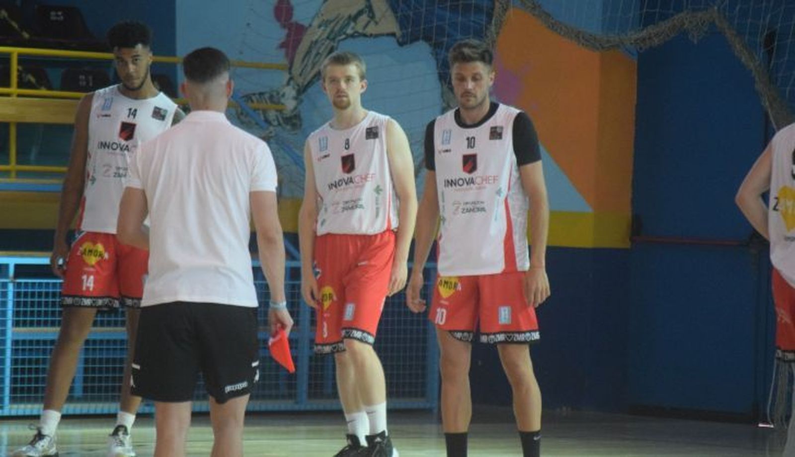 Un entrenamiento del CB Zamora de esta temporada