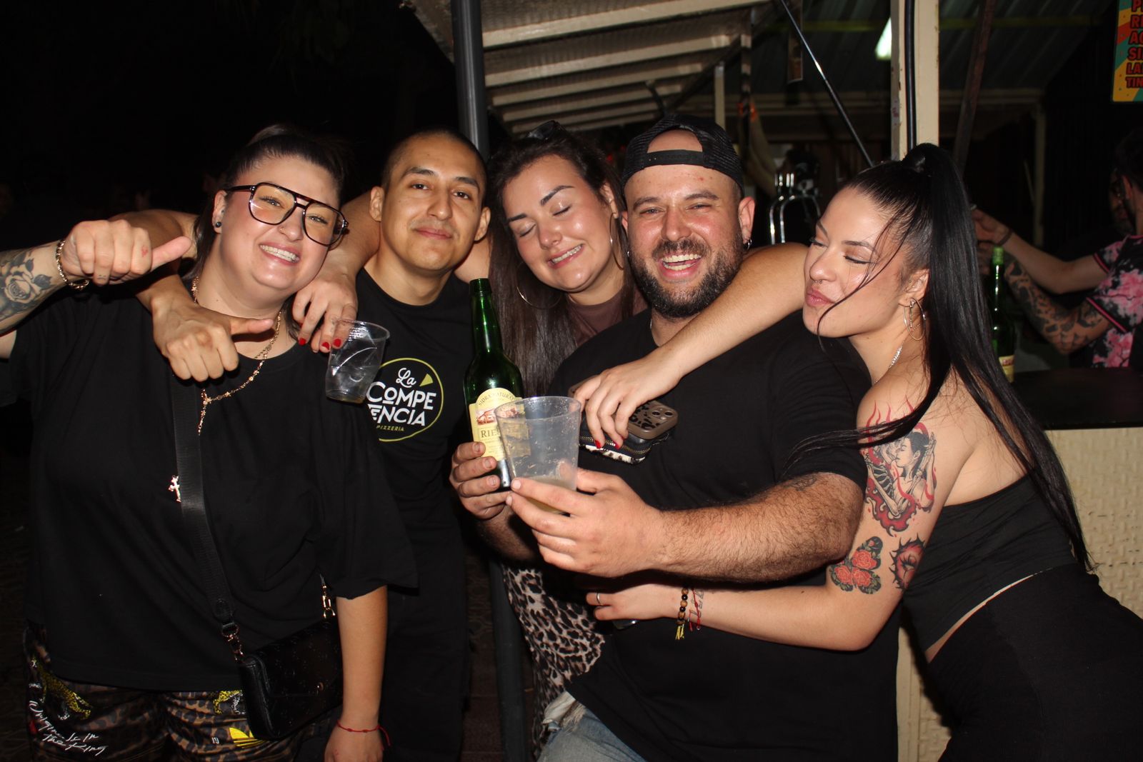 Ambiente en la Feria de Día en la tarde de este lunes