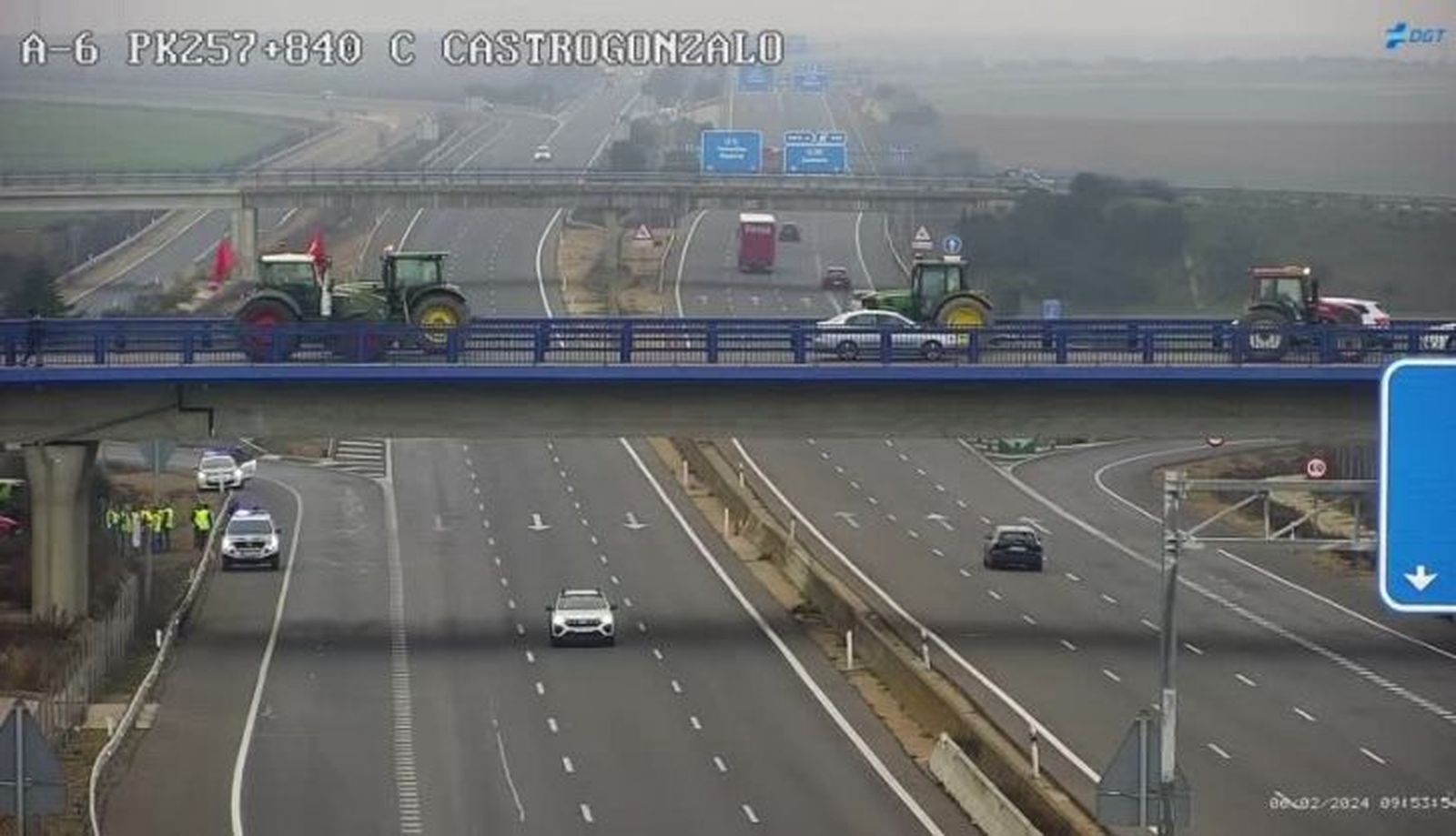 Reabre al tráfico la A 6 a su paso por Zamora