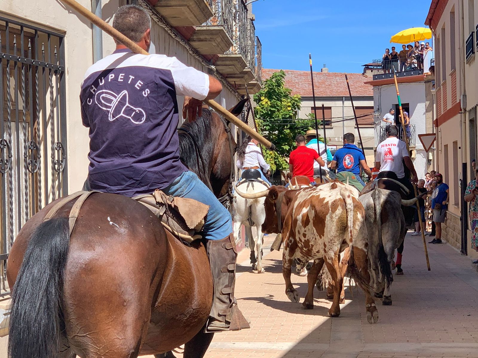 Segundo encierro a caballo de Lumbrales, domingo 21 de agosto