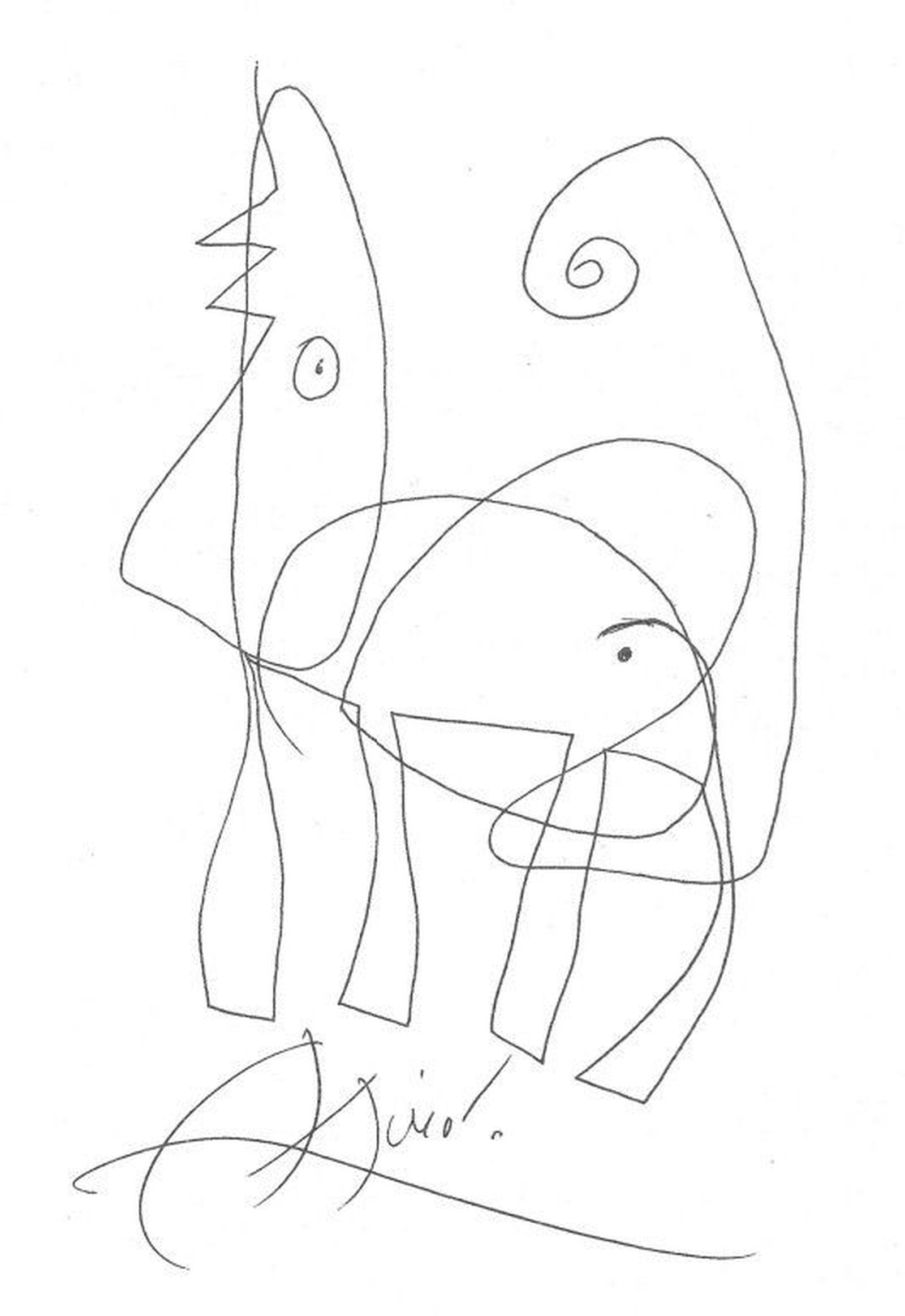 Dibujó de Miró Béjar FIRMAR ALQUITARA EDICIONES