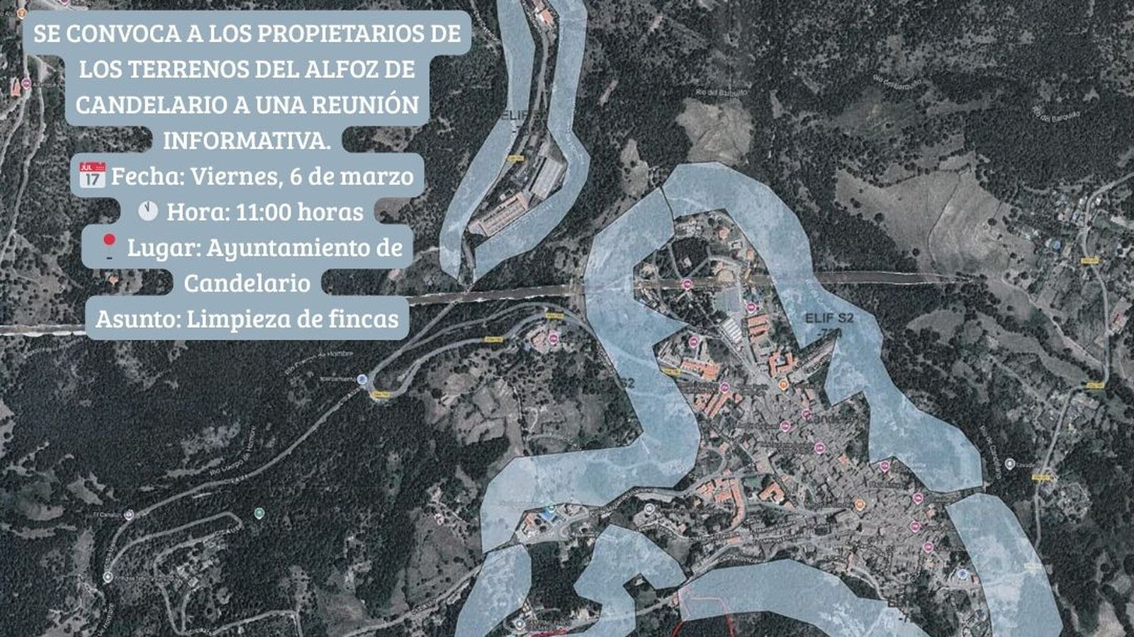 Anillo de seguridad contra incendios en Candelario