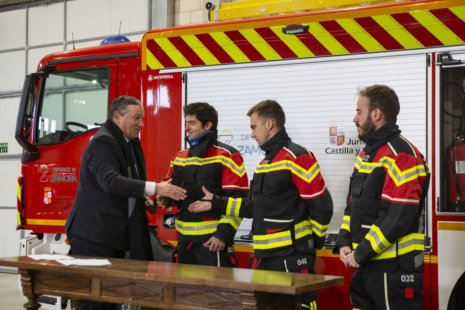El presidente de la Diputación de Zamora, Javier Faúndez, inaugura el nuevo Parque de Bomberos Zona Centro del Consorcio Provincial de Prevención y Extinción de Incendios-ICAL