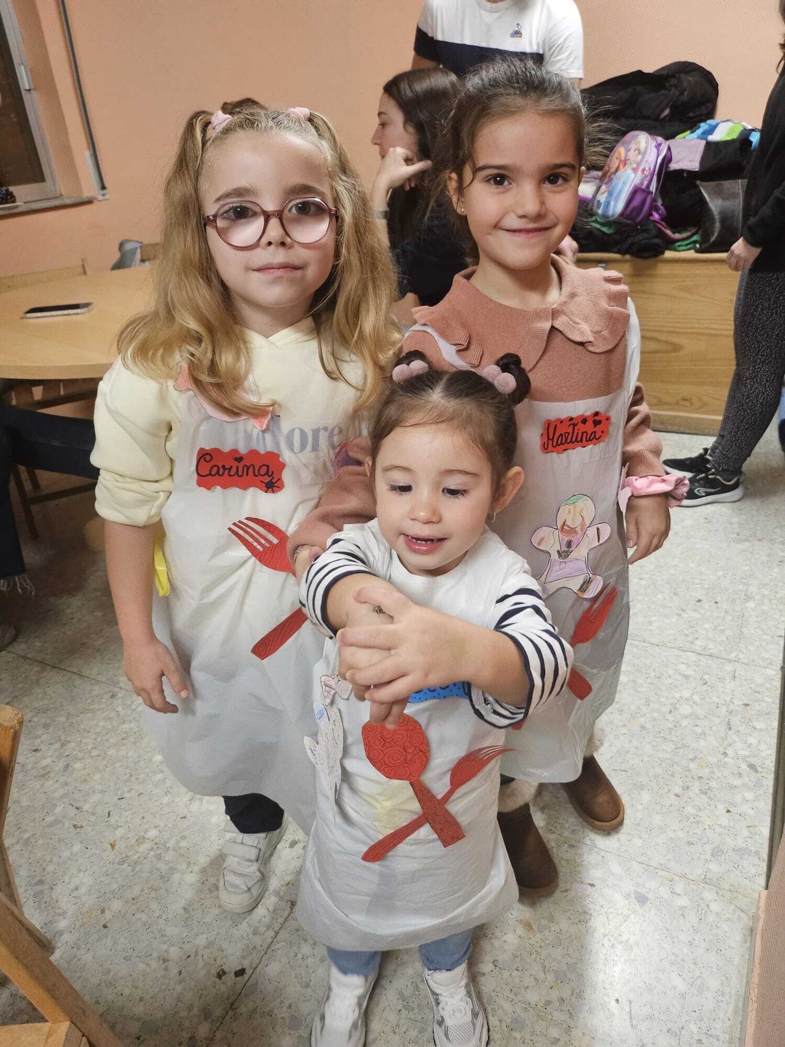 Los más pequeños de Teradillos cocina un delicioso postre