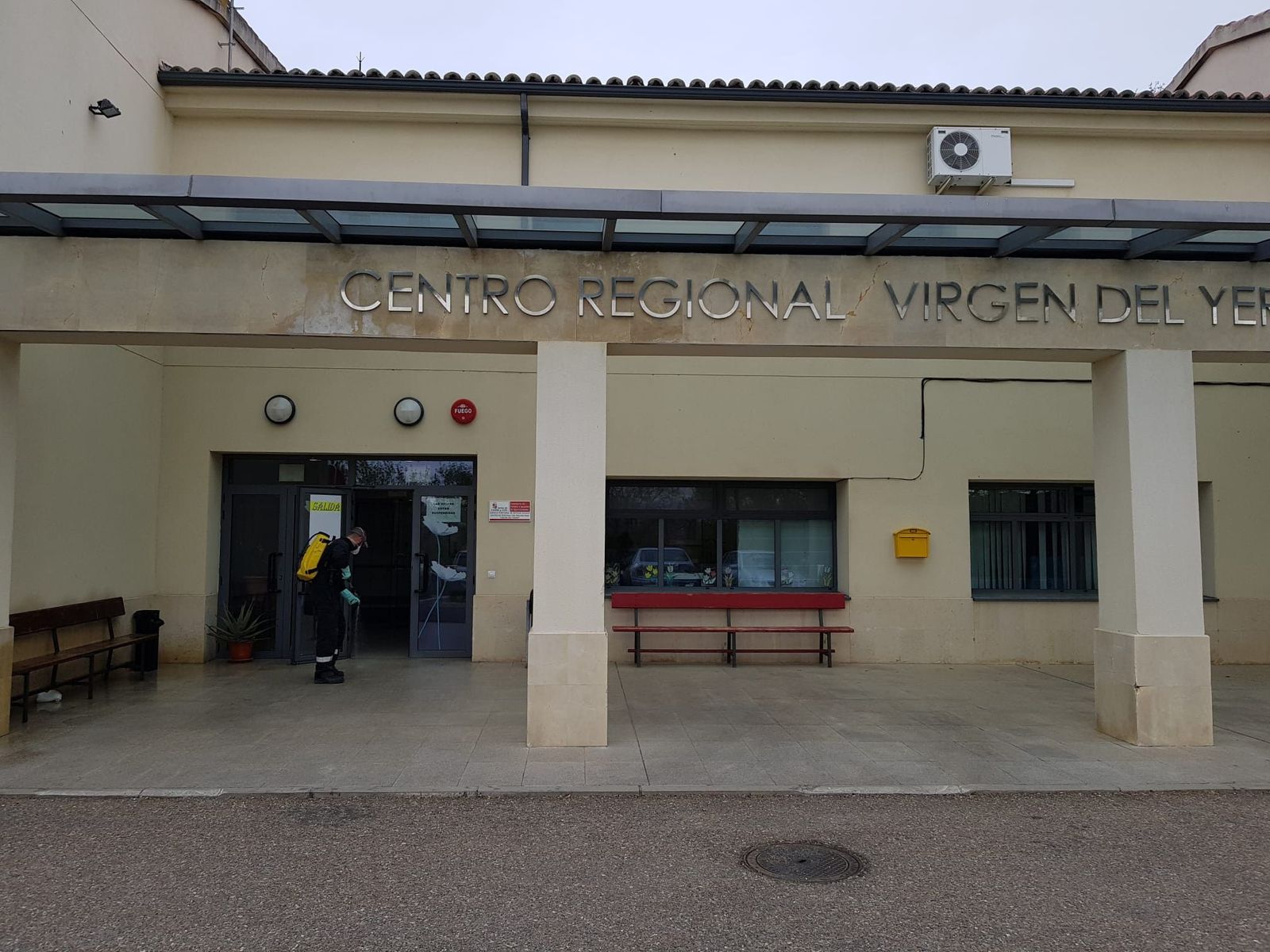 Residencia yermo coronavirus desinfeccion