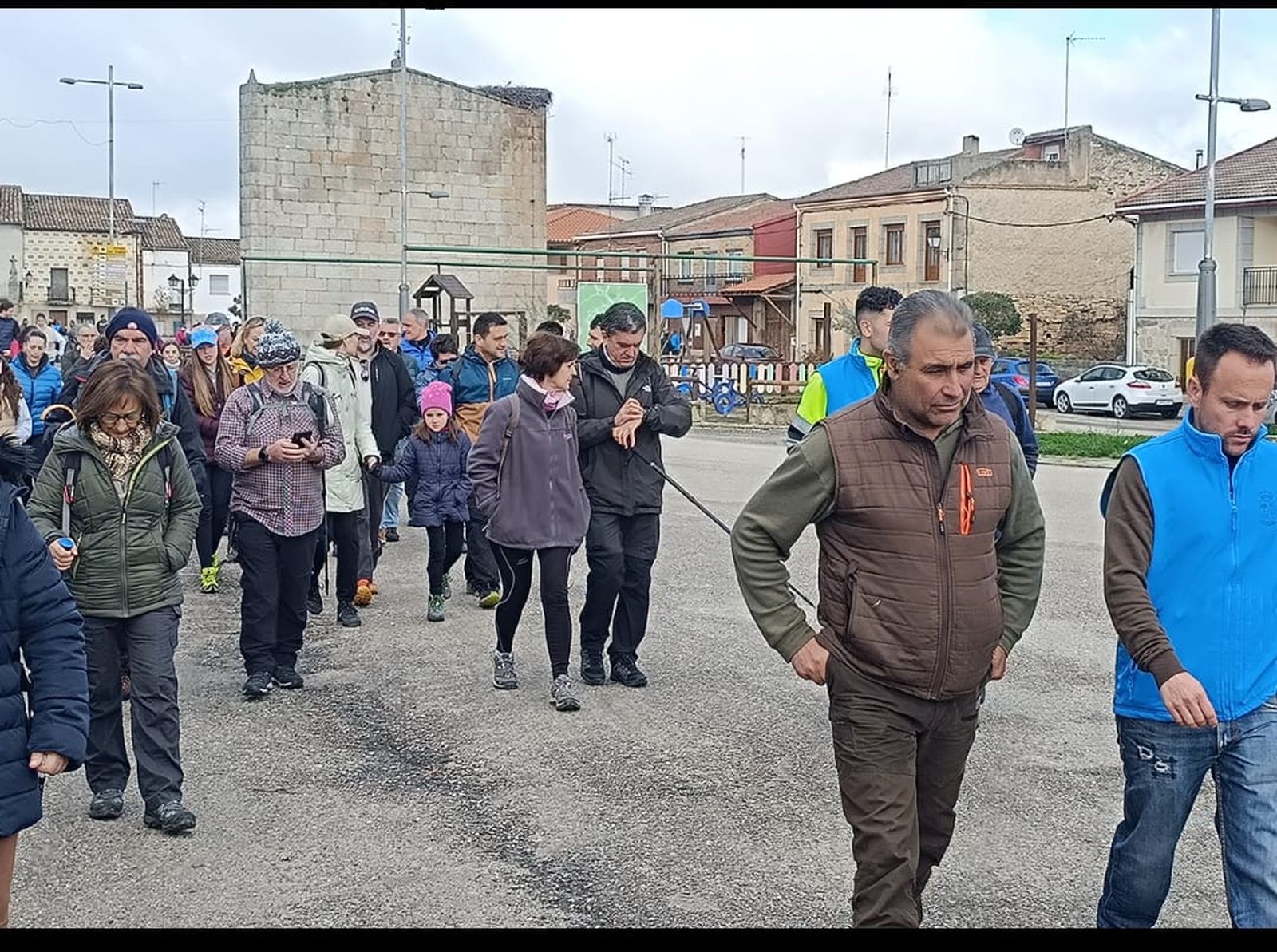 Marcha senderista en Vilvestre