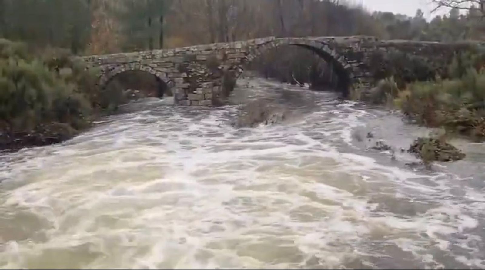 Río Payo, en Puente "El Gaz", en El Payo