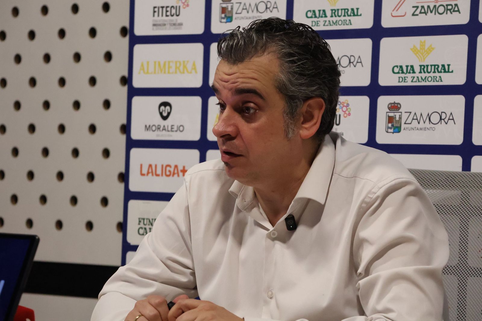 Iñaki Martín, en rueda de prensa este sábado