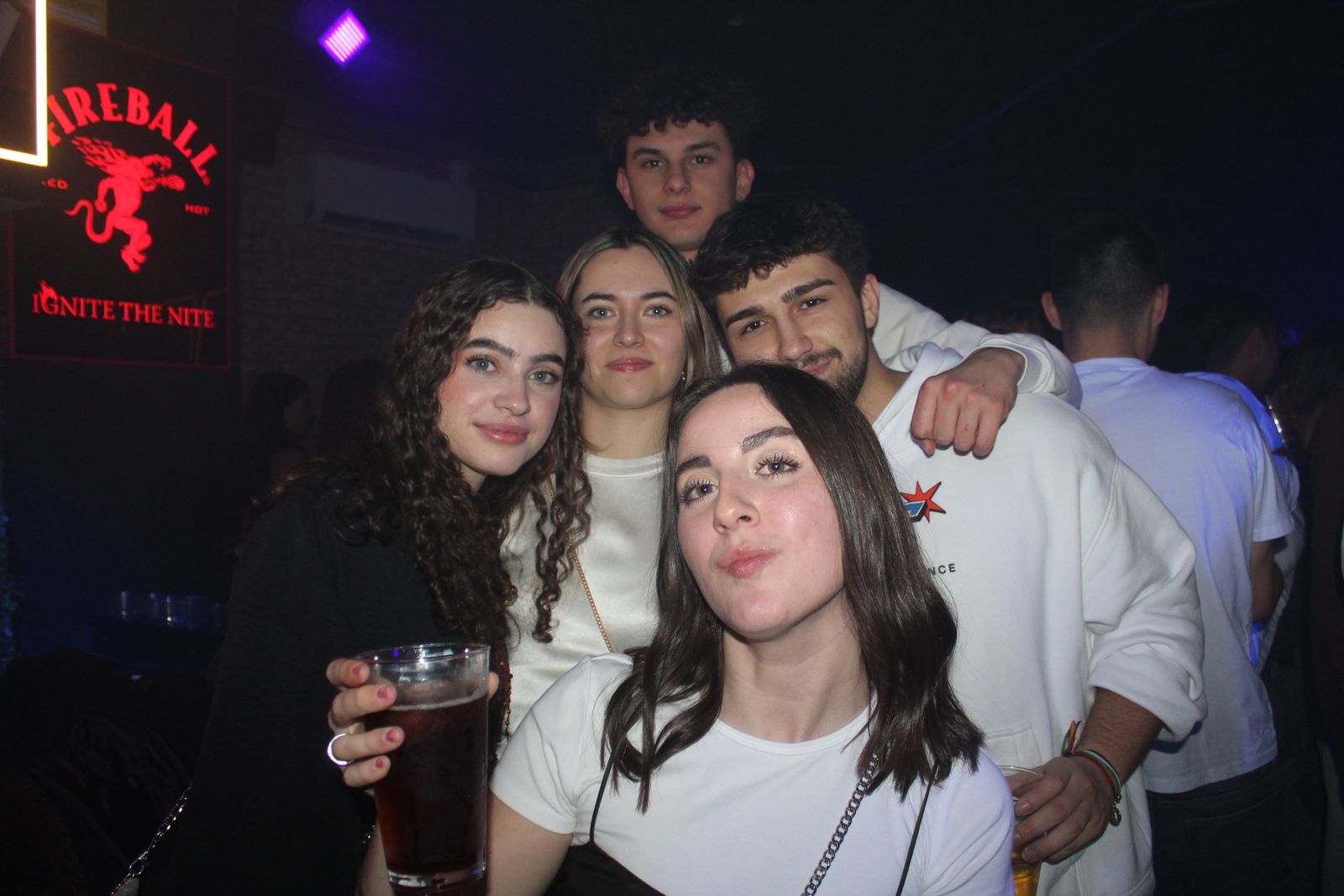 Salamanca de noche, sabado 24 de enero