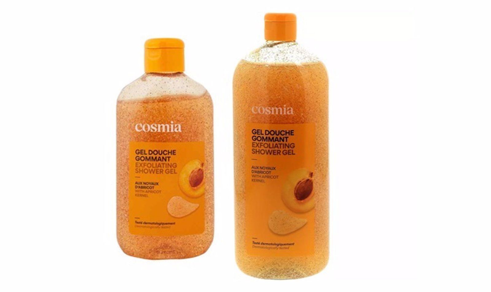 Sanidad retira el Gel de ducha exfoliante de Cosmia, olor hueso de albaricoque, de alcampo, por una bacteria infecciosa AEMPS Archivo