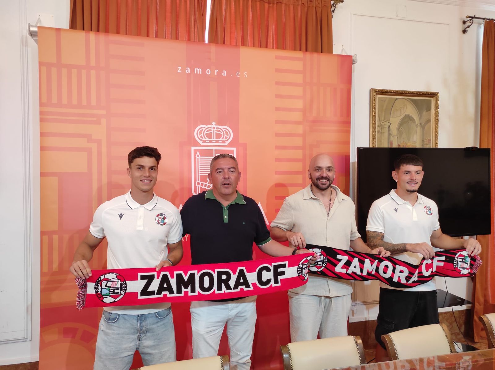 Presentación Zamora CF: Dani Merchán y Sergi López