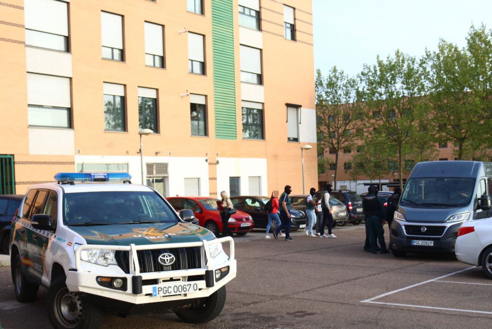 Operación de la Guardia Civil en El Zurguén
