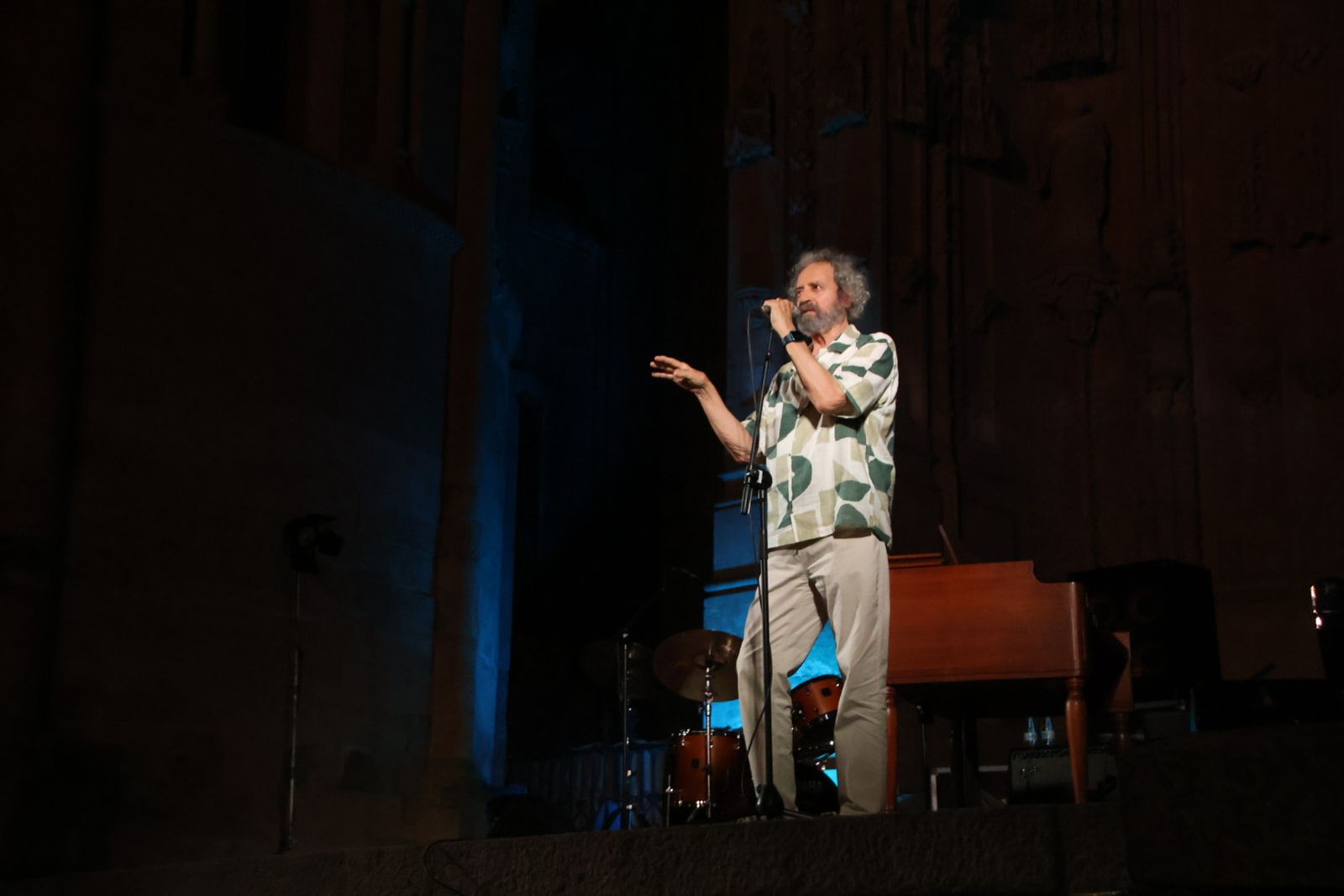 Concierto de jazz del grupo Sullivan Fortner y Peter Bernstein en el Patio Chico de Salamanca