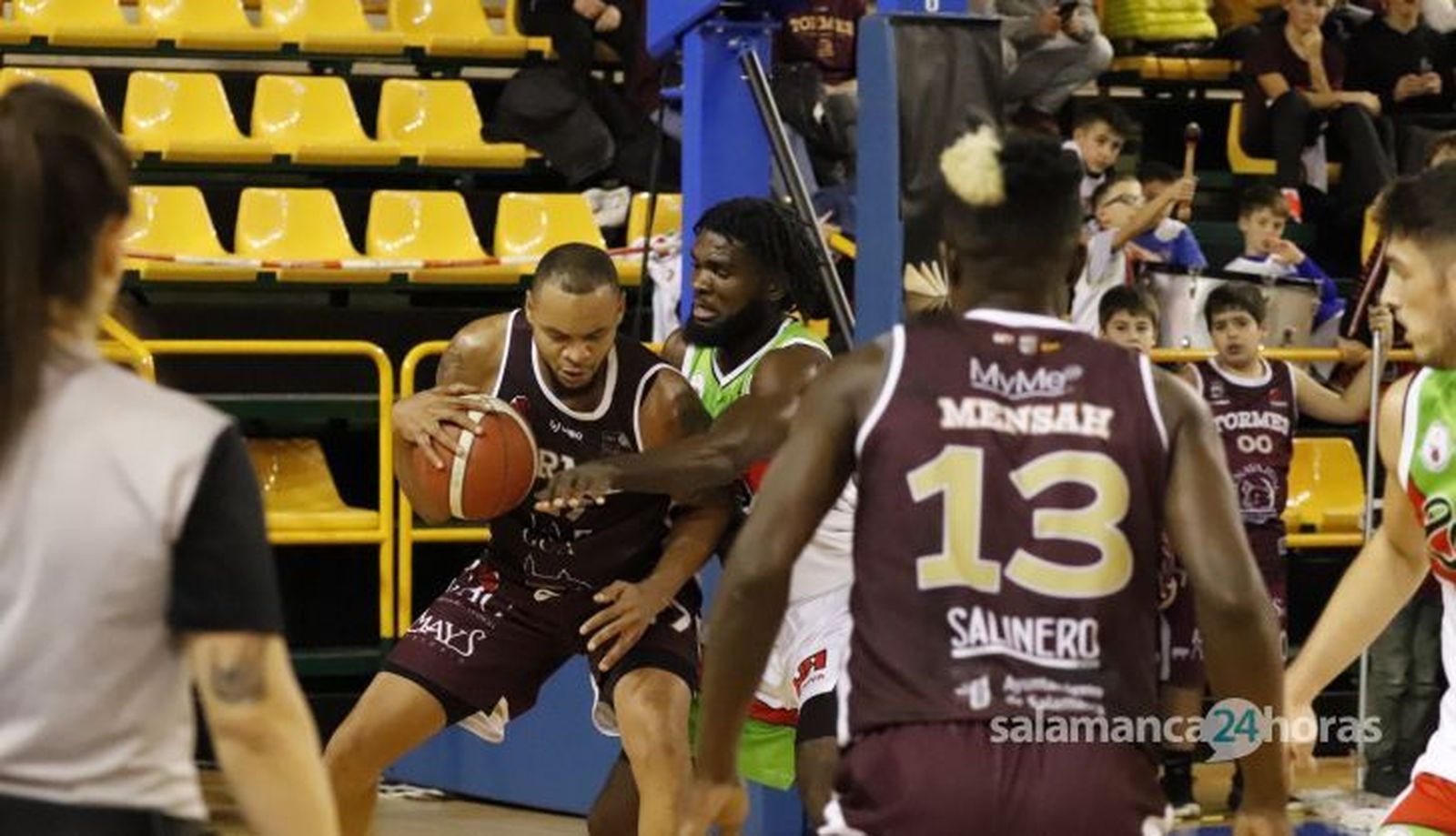Kessly Felizor, ante el CB Tormes | FOTO SALAMANCA24HORAS.COM
